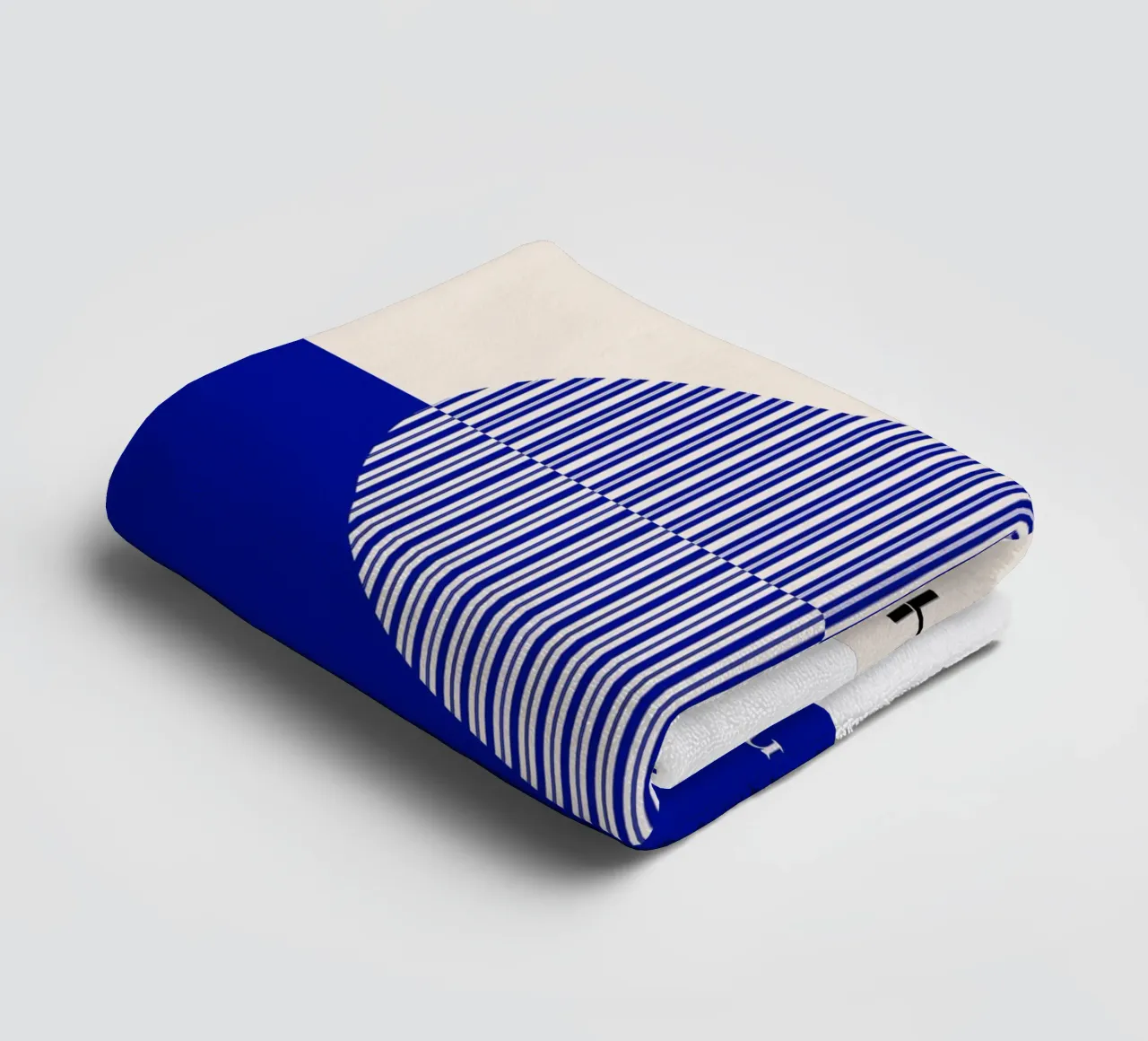 Cerchi Bauhaus blu asciugamano da bagno da Whole©