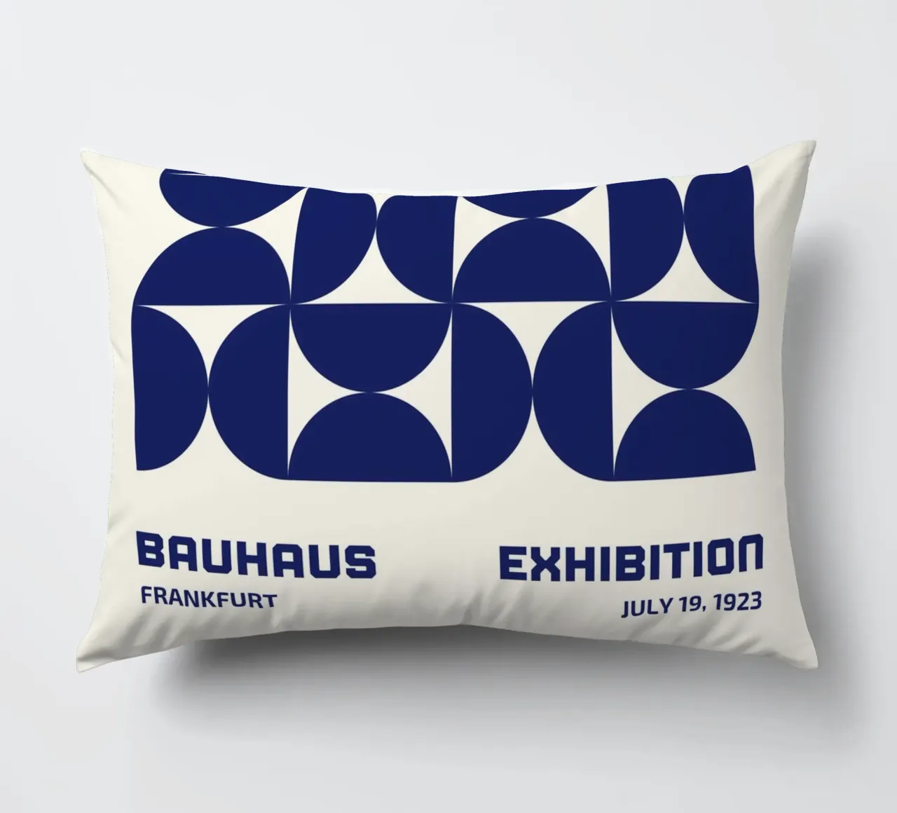 Bauhaus Geometria Blu cuscino da Whole©