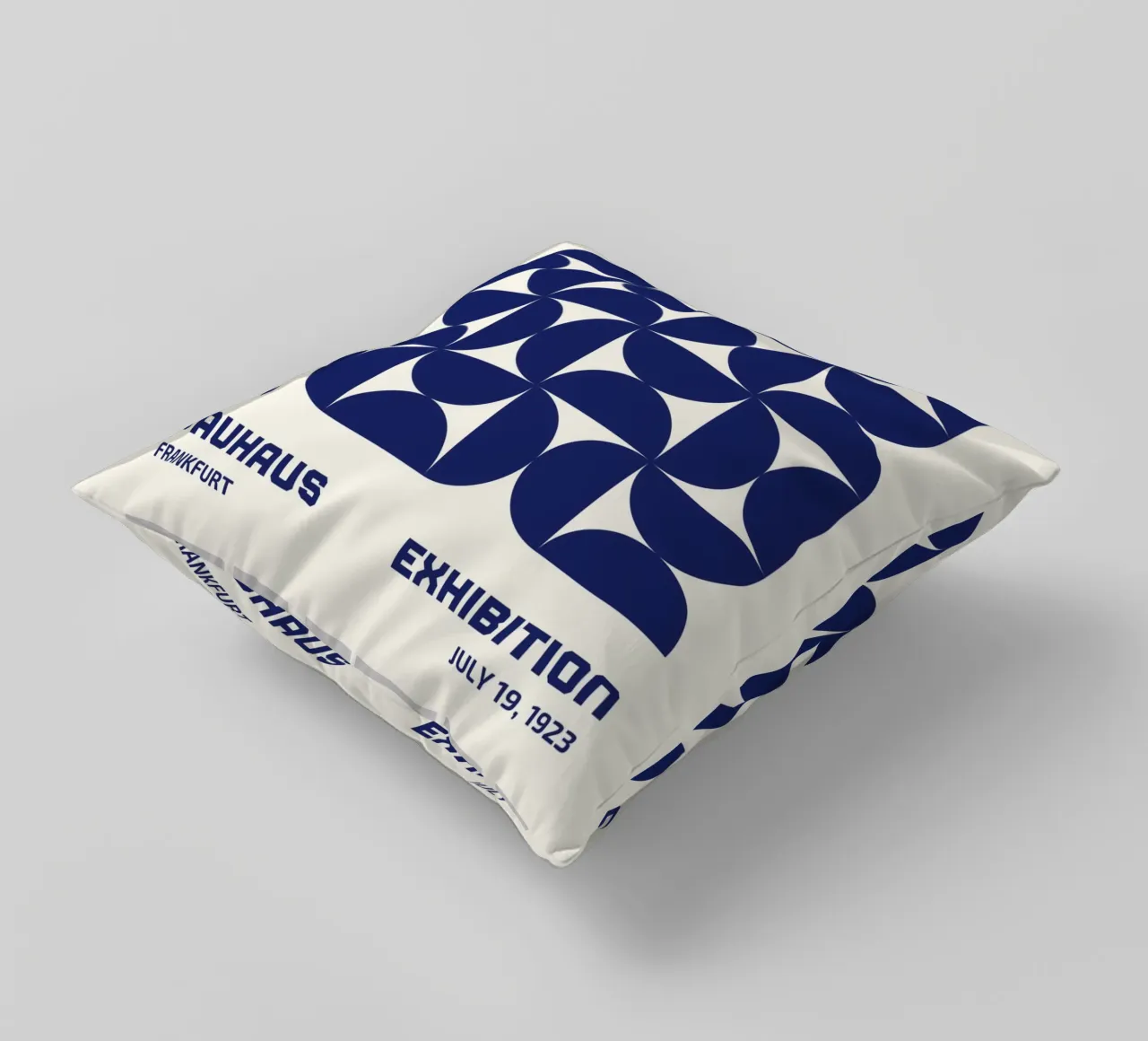 Bauhaus Geometria Blu cuscino da Whole©