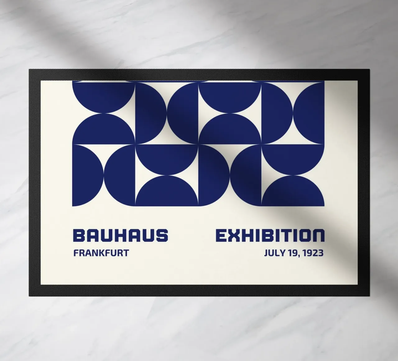 Bauhaus Geometria Blu zerbino da Whole©