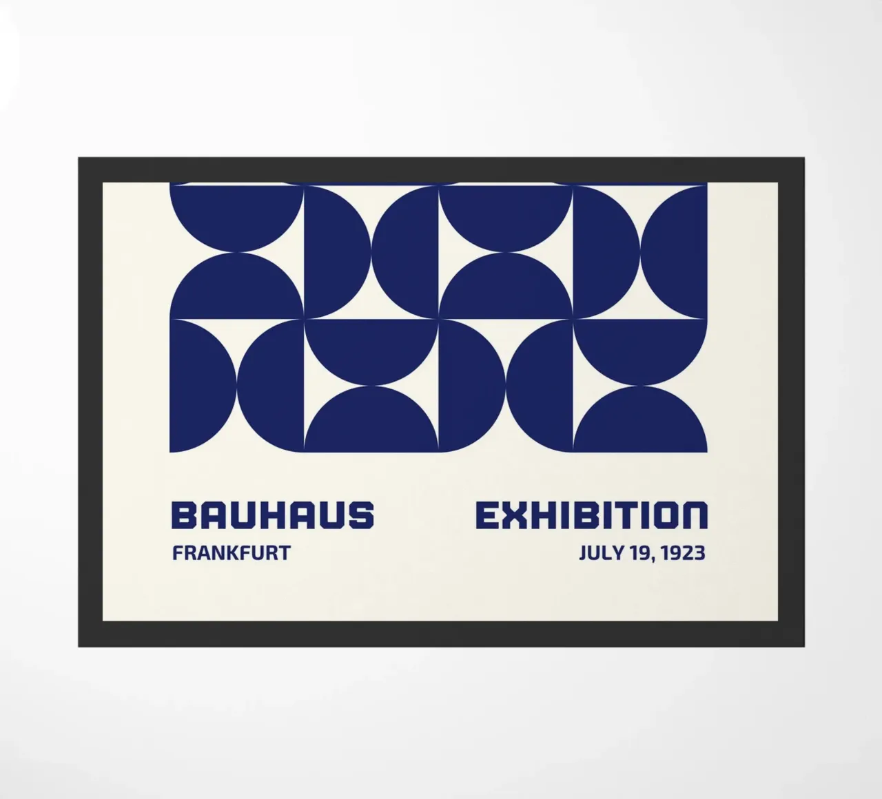 Bauhaus Geometria Blu zerbino da Whole©