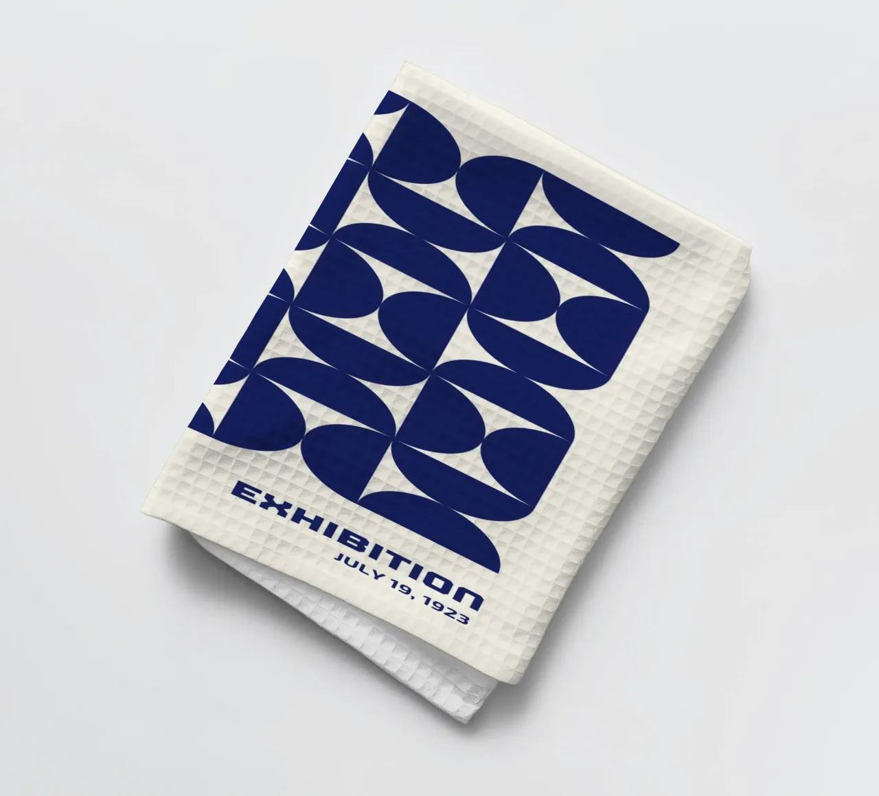 Bauhaus Geometria Blu canovaccio da cucina da Whole©