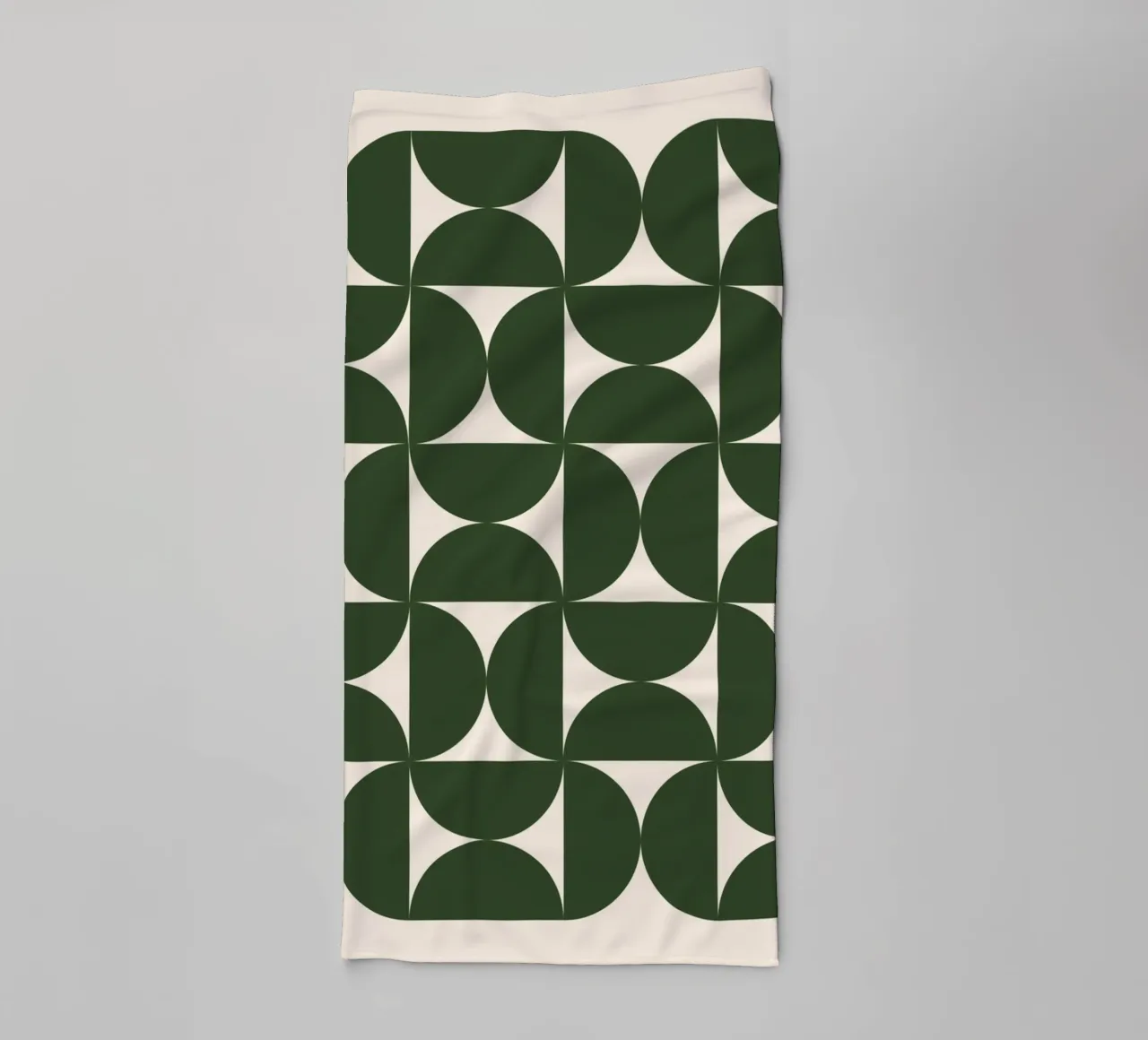 Échantillon Bauhaus vert serviette de bain de Whole©