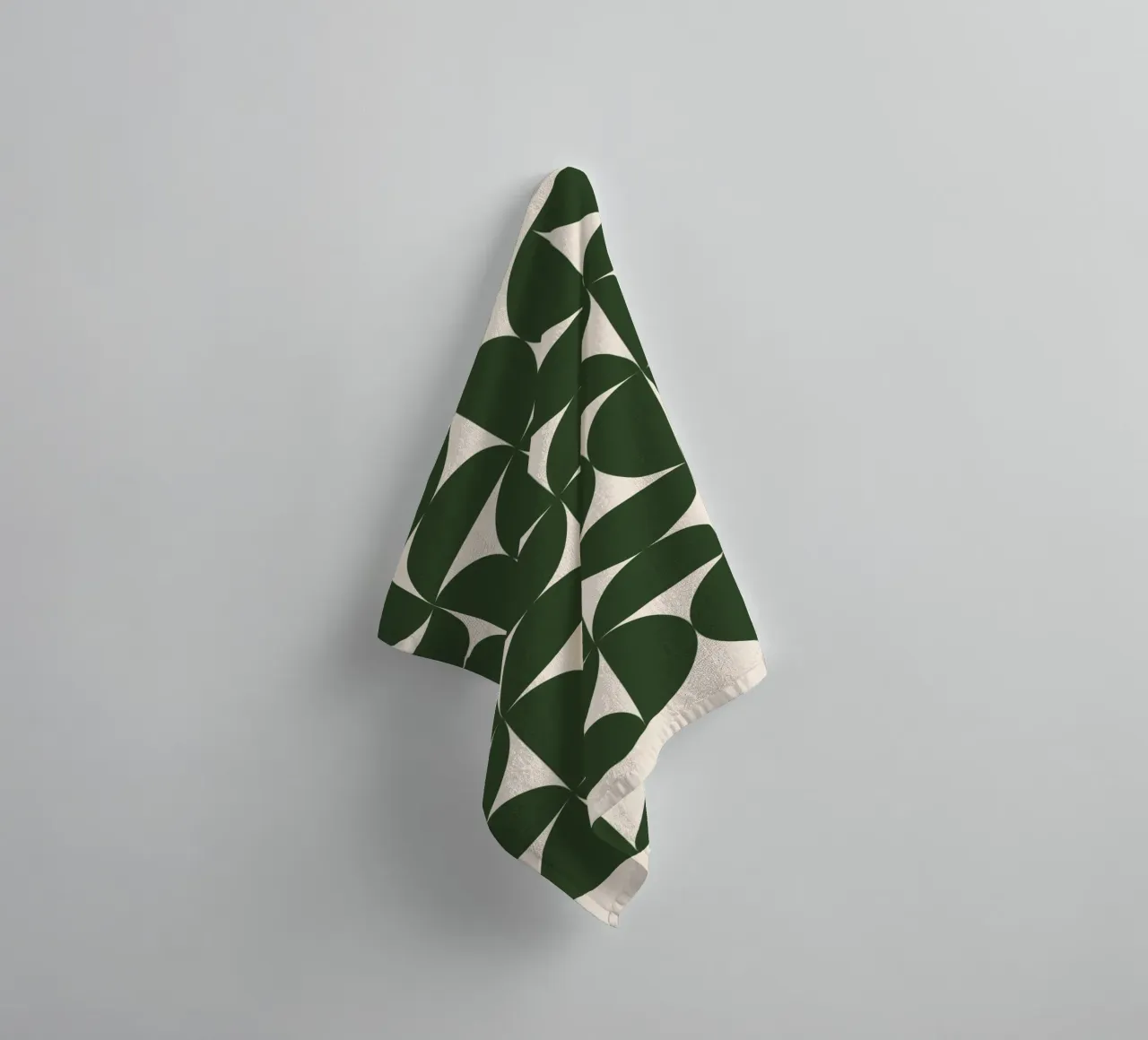 Échantillon Bauhaus vert serviette de bain de Whole©