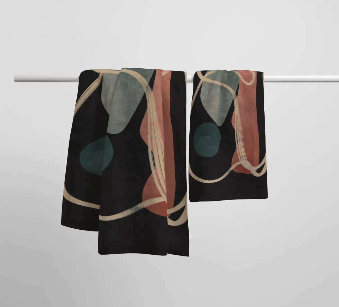 Modern Abstract Art 15 towel by ThingDesign