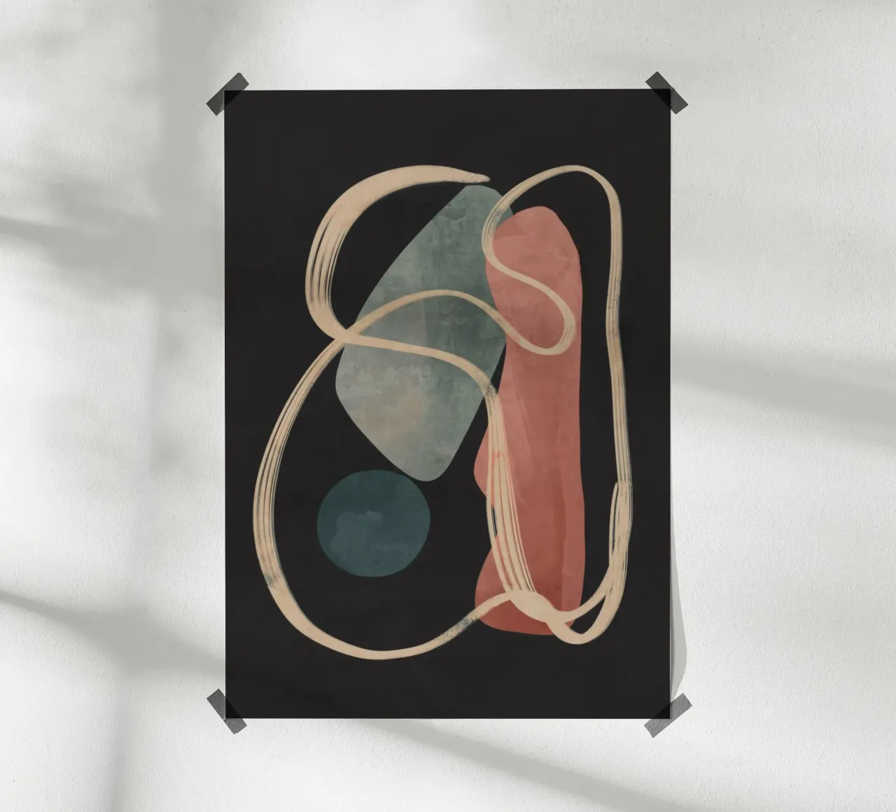 Modern Abstract Art 15 hahnemühle by ThingDesign