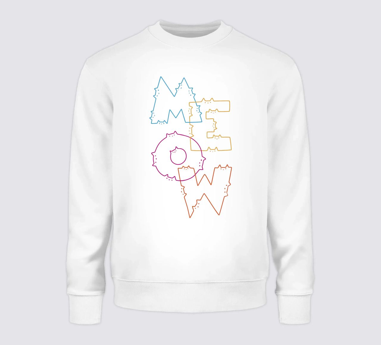 Divisione Meow Cat Lines felpa da Tobe Fonseca