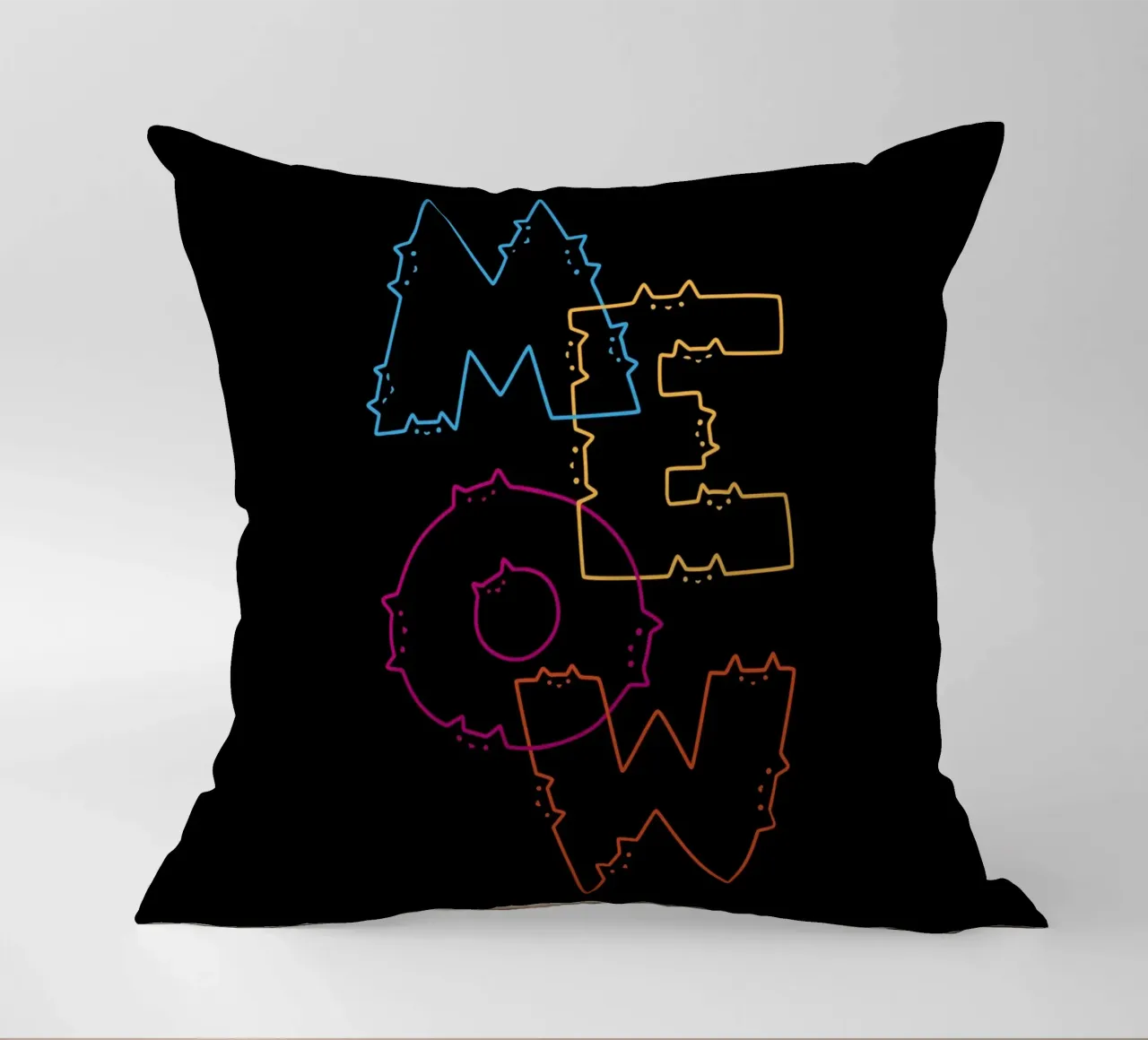 Division des lignes de Meow Cat coussin de Tobe Fonseca