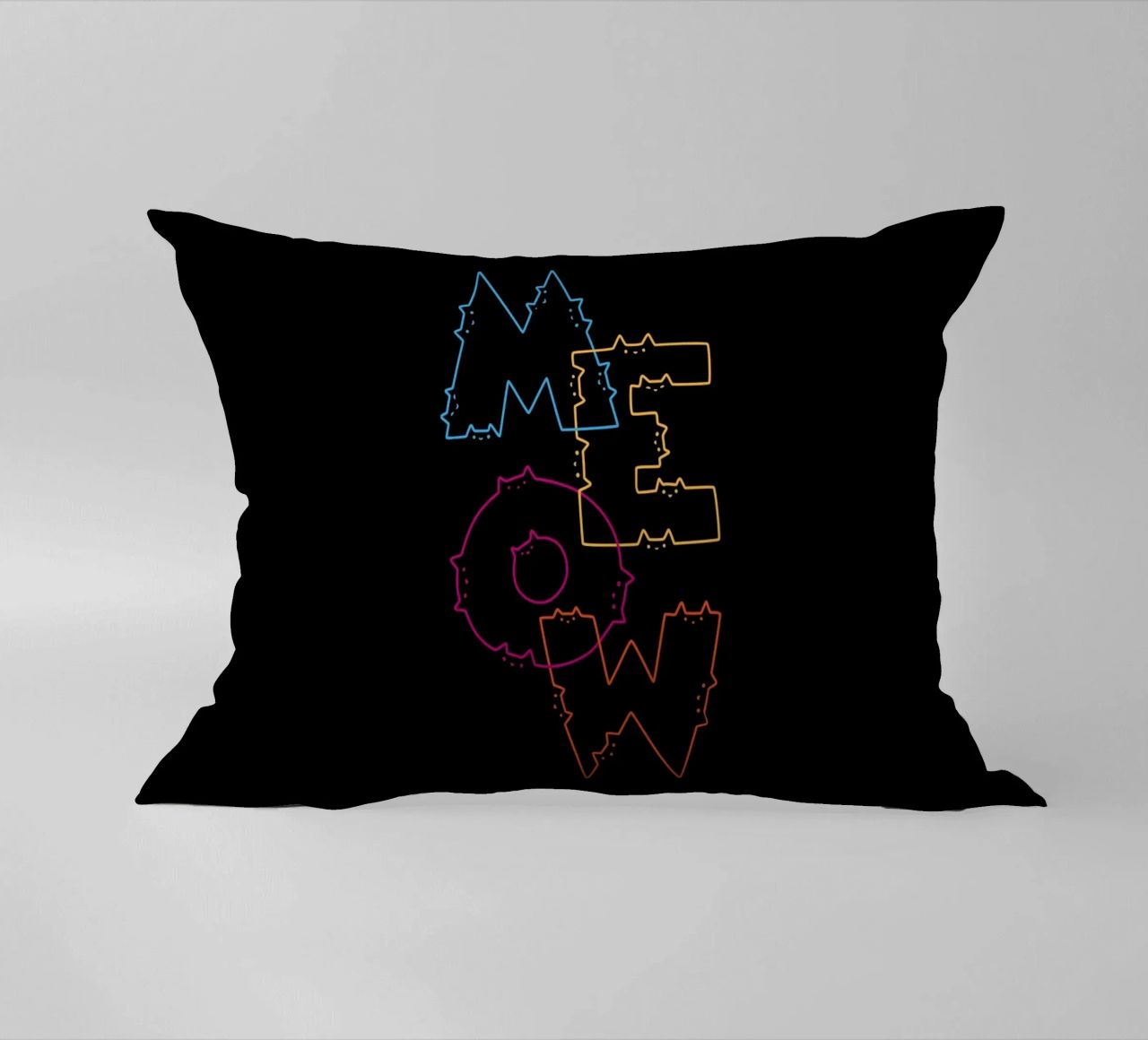 Divisione Meow Cat Lines cuscino da Tobe Fonseca