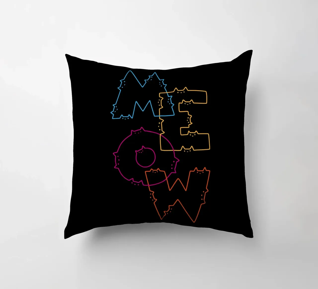 Division des lignes de Meow Cat coussin de Tobe Fonseca