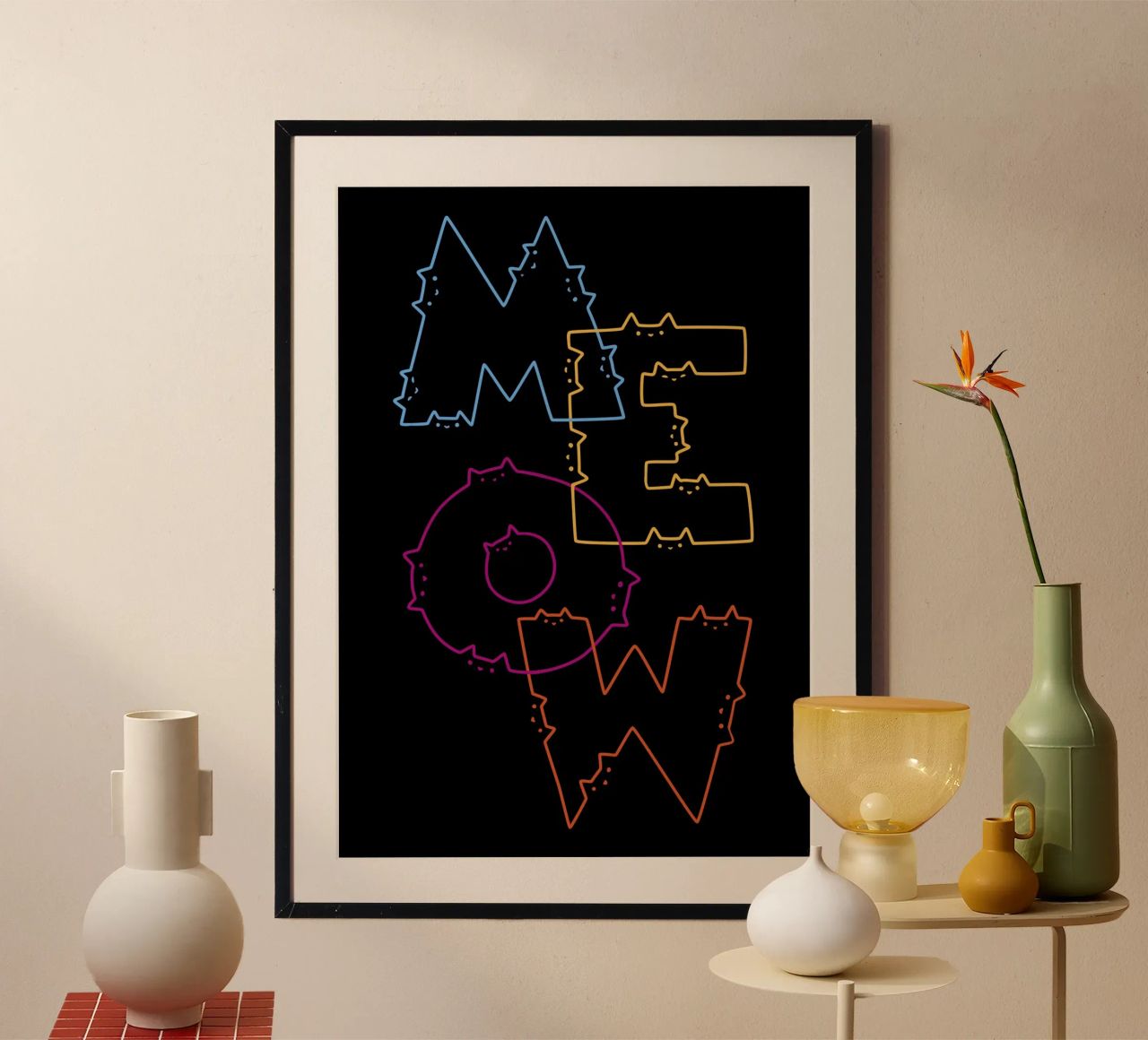 Divisione Meow Cat Lines poster da Tobe Fonseca