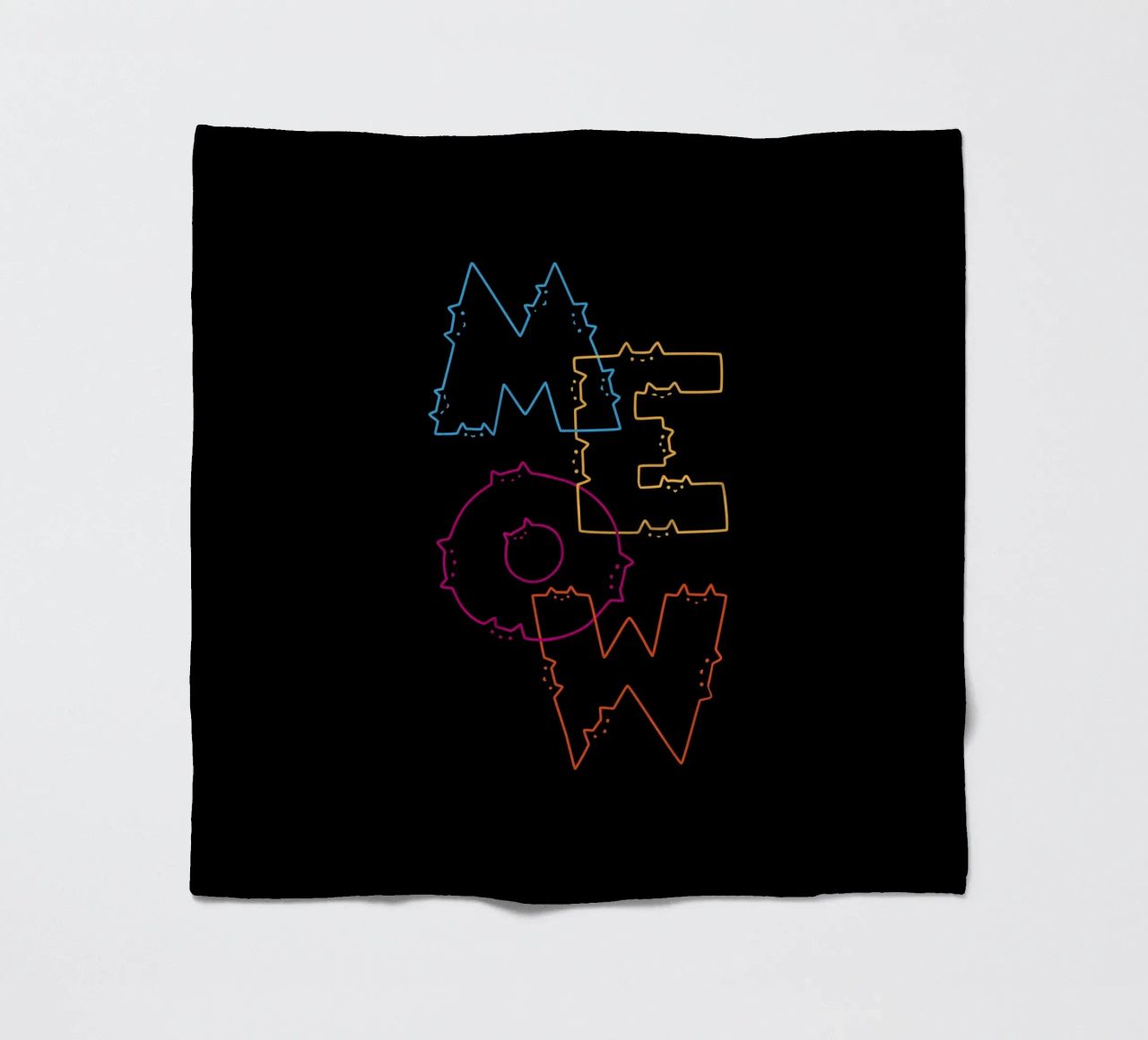 Divisione Meow Cat Lines coperta in pile da Tobe Fonseca