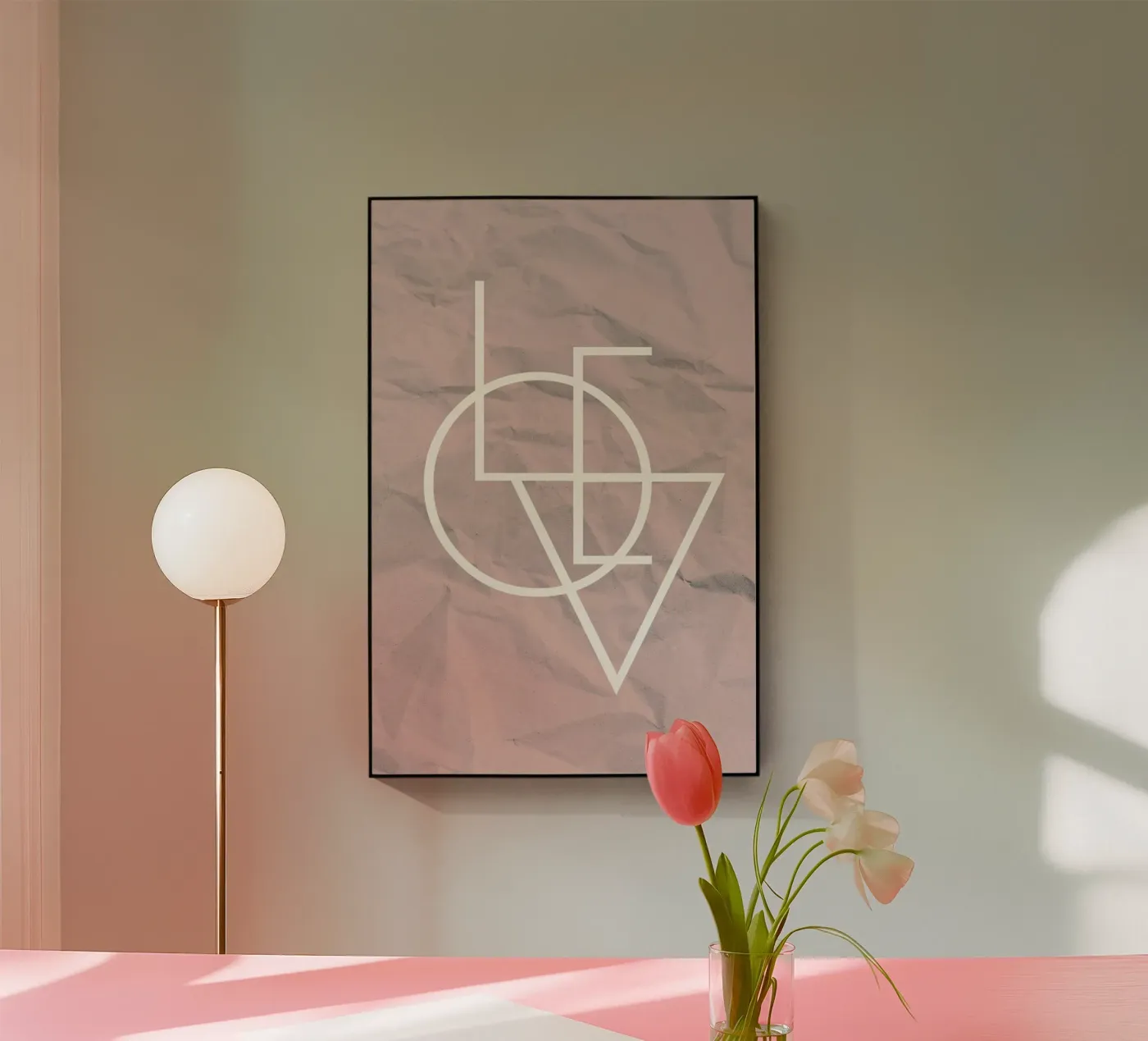 LOVE Acryl-Glas von ArtDesign by KBK