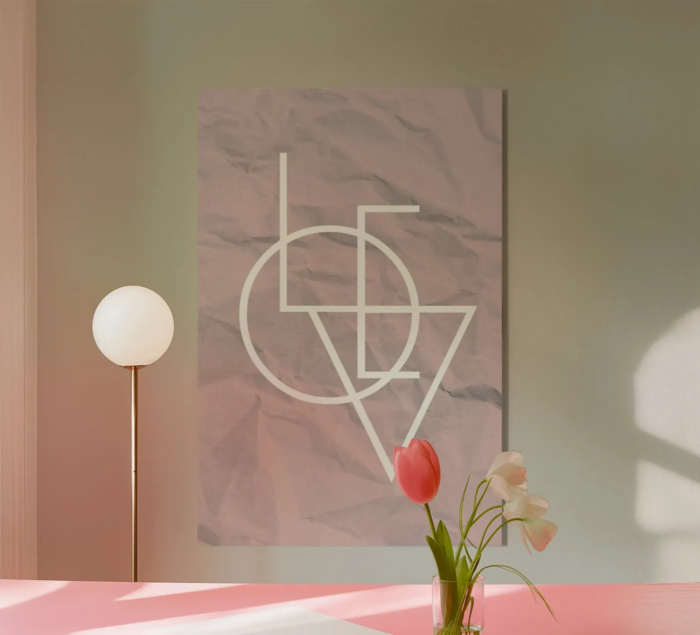 LOVE Acryl-Glas von ArtDesign by KBK