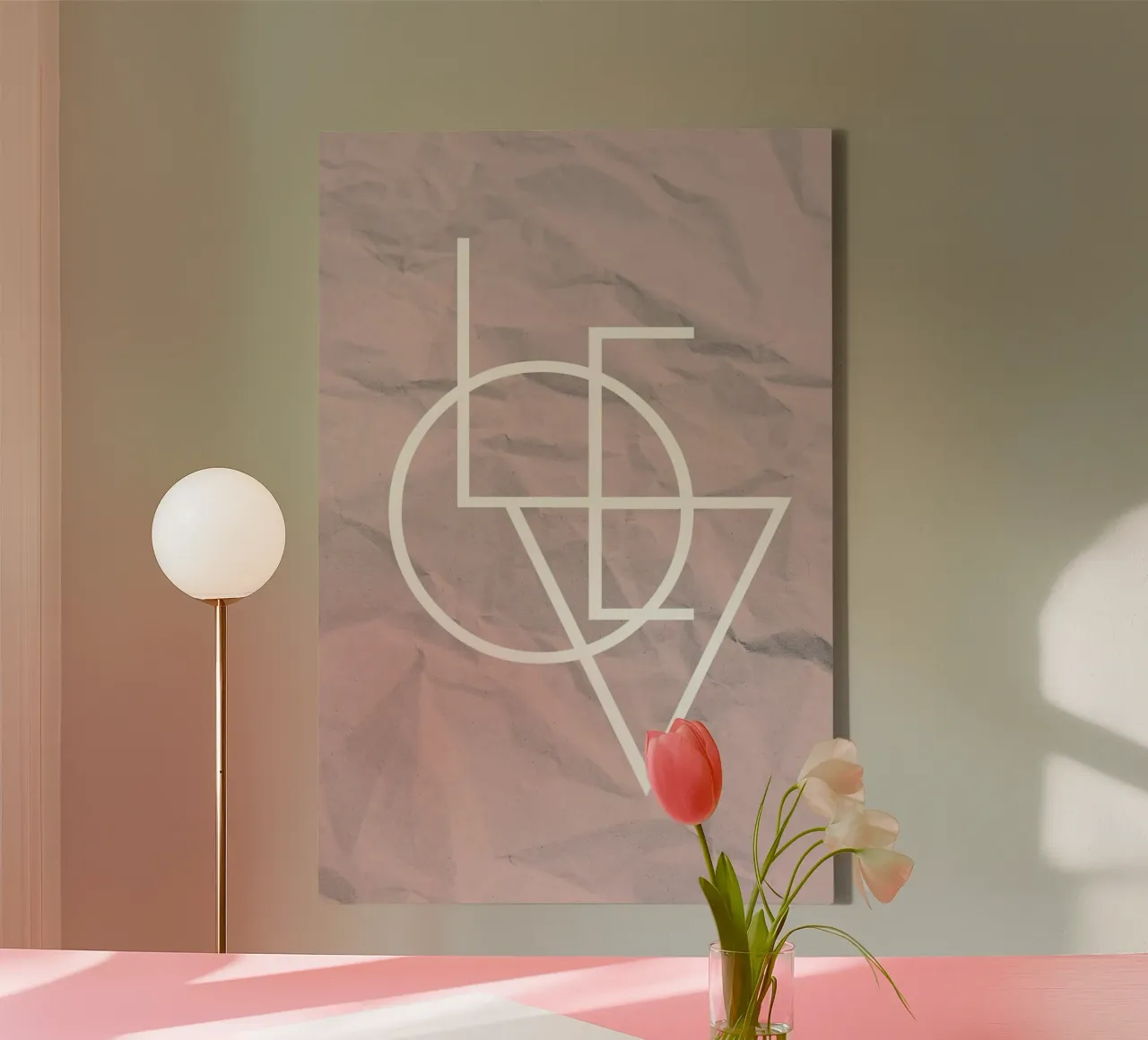 LIEVE canvas met Baklijst van ArtDesign by KBK