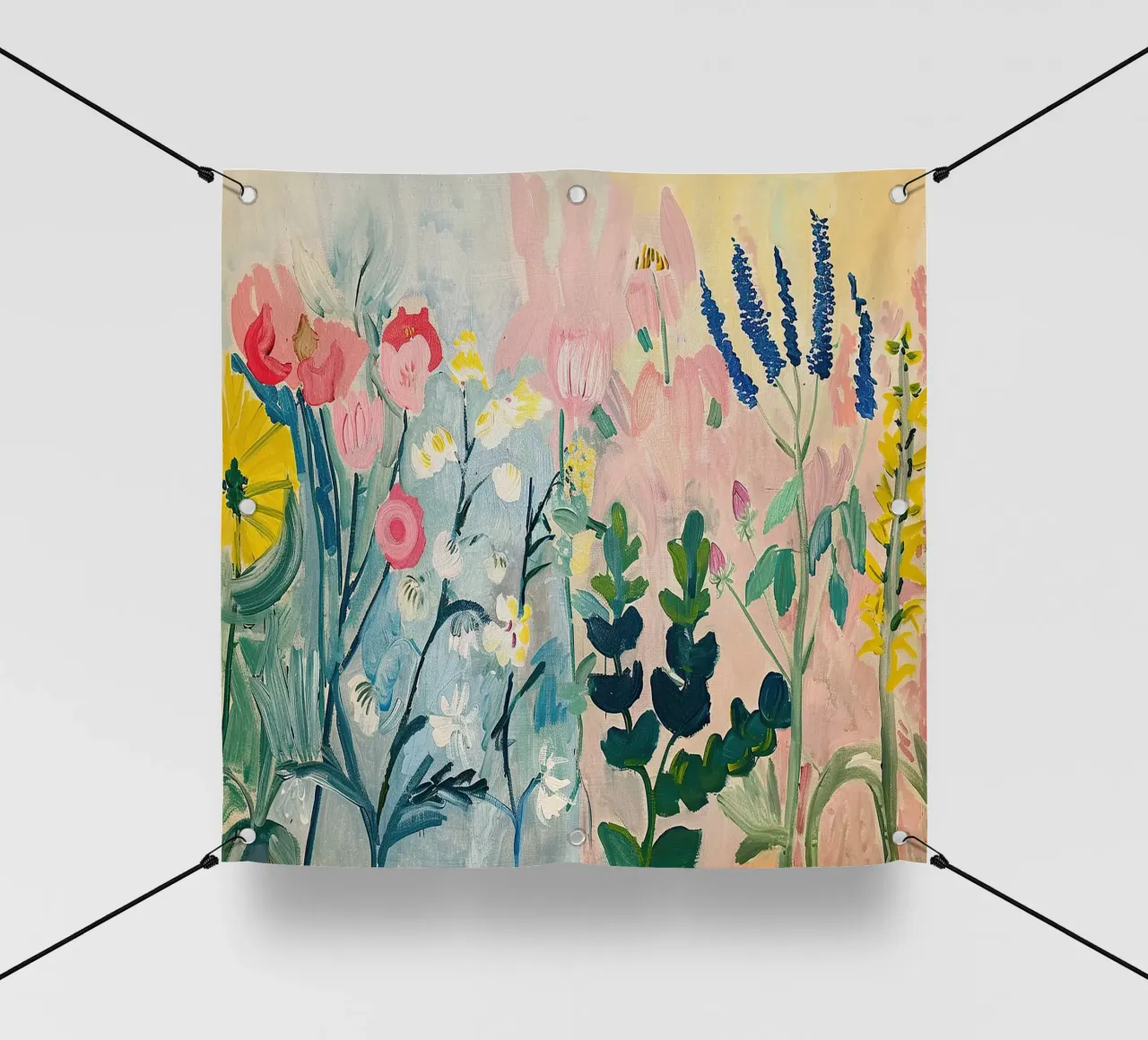Flowers Abstract Wildflowers Colourful pvc cover by Euphoria Theresa