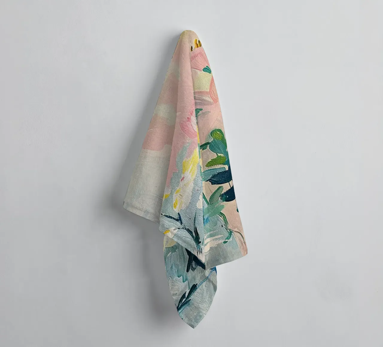 Flowers Abstract Wildflowers Colourful towel by Euphoria Theresa