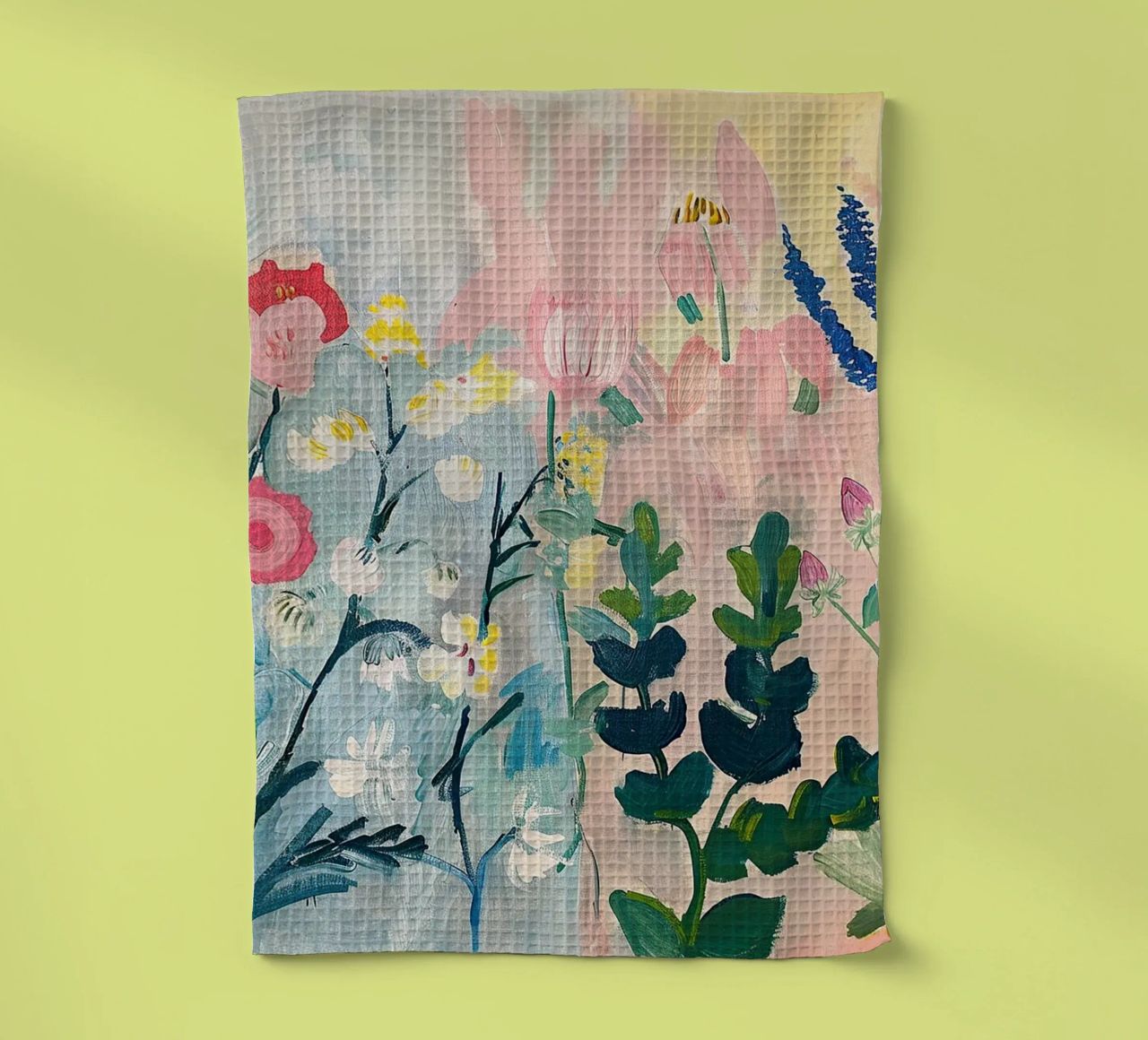 Fleurs Abstraites Fleurs sauvages Multicolores torchon de Euphoria Theresa