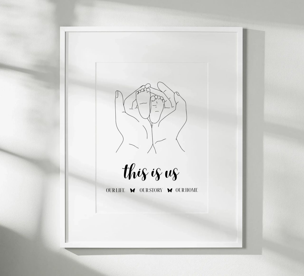 C'est nous NOTRE VIE NOTRE HISTOIRE NOTRE MAISON poster de ArtDesign by KBK