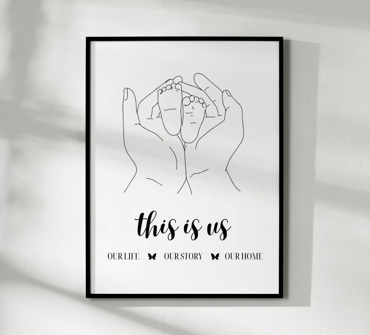 C'est nous NOTRE VIE NOTRE HISTOIRE NOTRE MAISON poster de ArtDesign by KBK