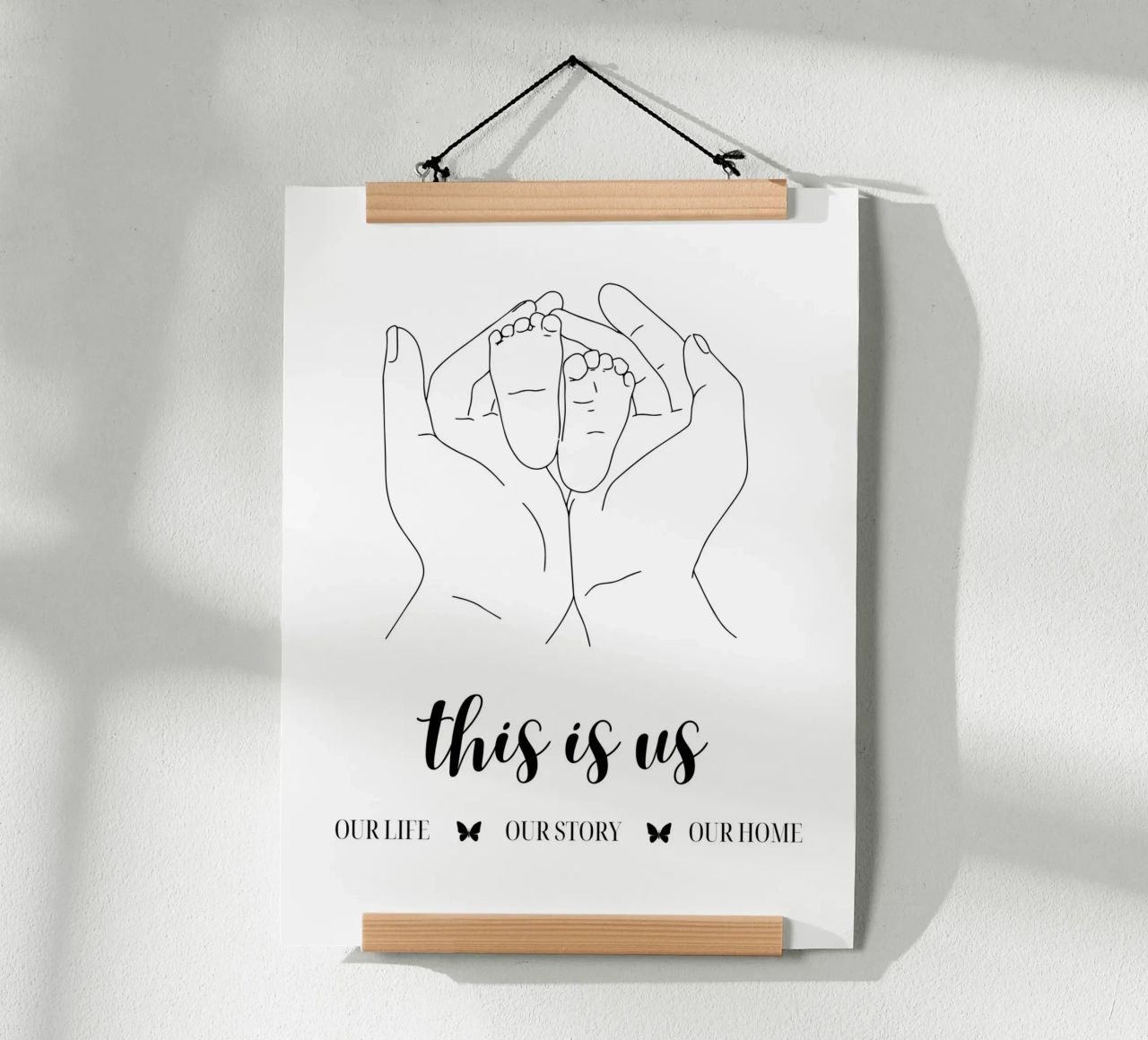 C'est nous NOTRE VIE NOTRE HISTOIRE NOTRE MAISON poster de ArtDesign by KBK
