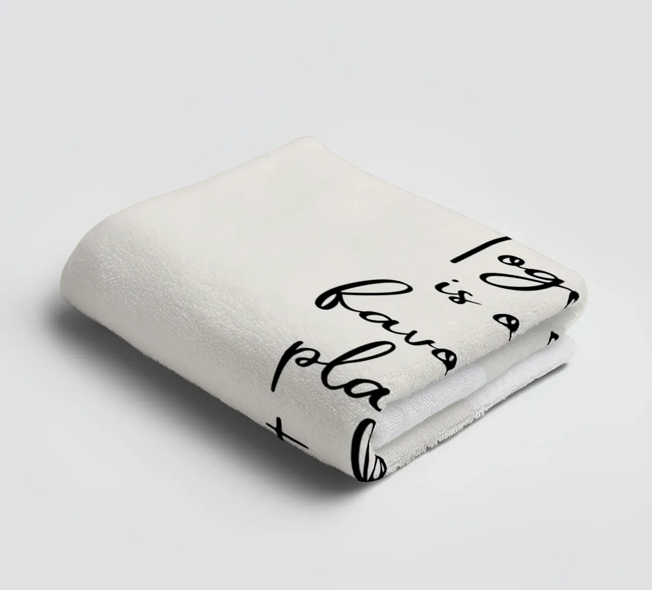 Ensemble, c'est notre lieu de prédilection serviette de bain de ArtDesign by KBK