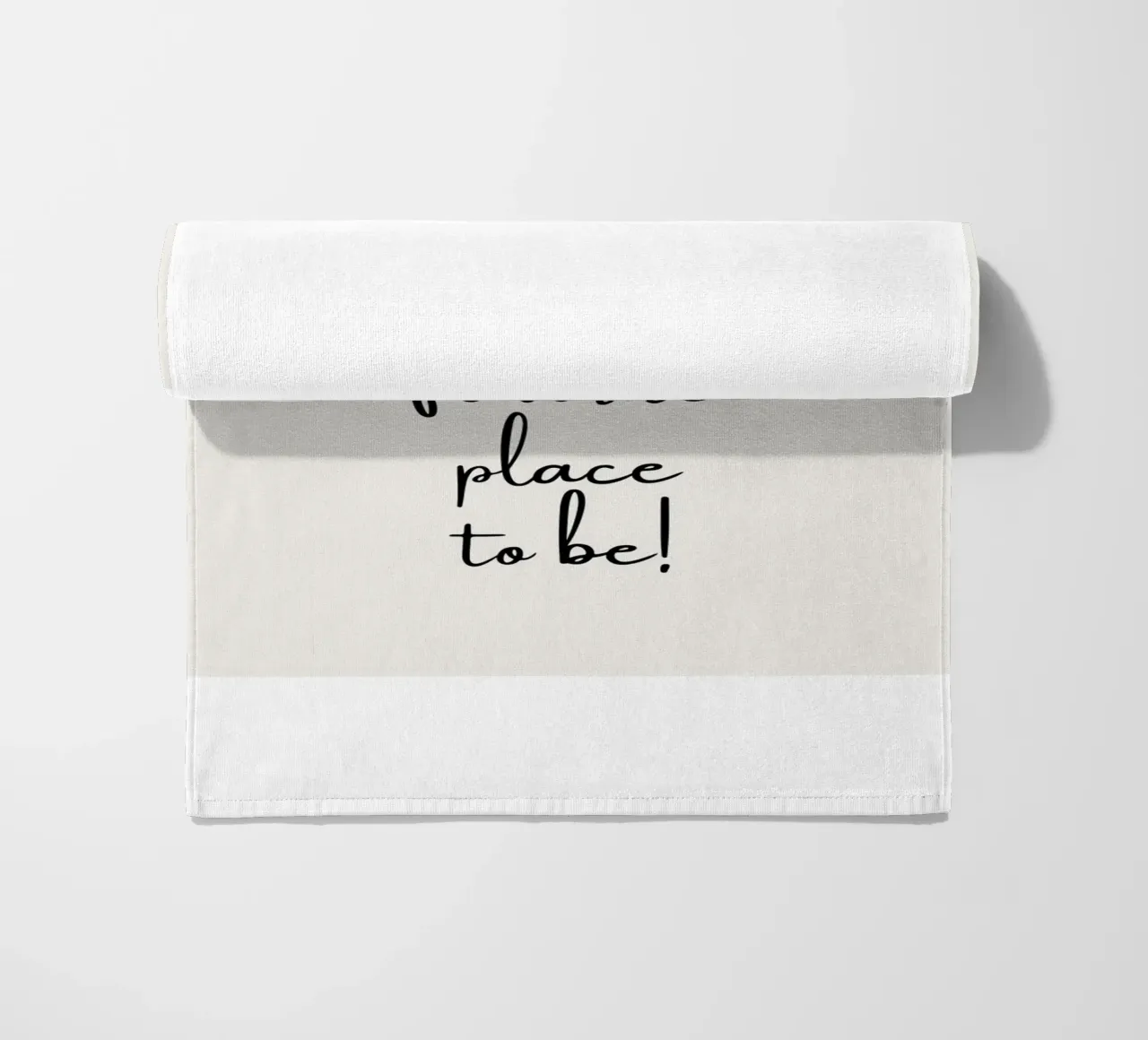 Ensemble, c'est notre lieu de prédilection serviette de plage de ArtDesign by KBK