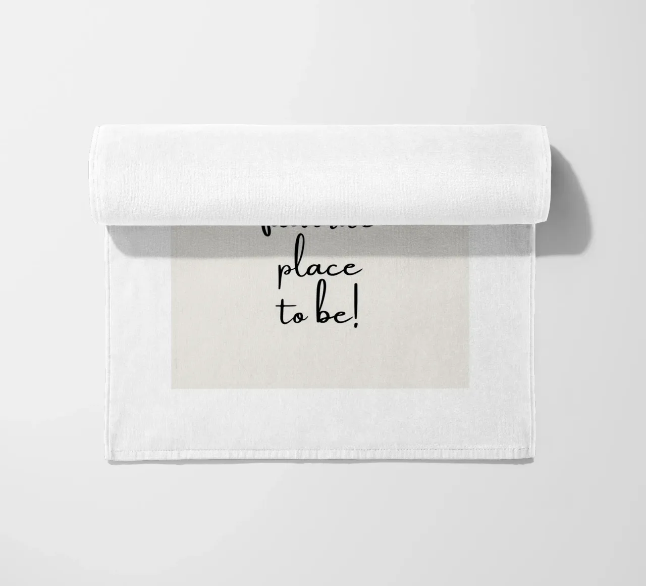 Ensemble, c'est notre lieu de prédilection serviette de plage de ArtDesign by KBK