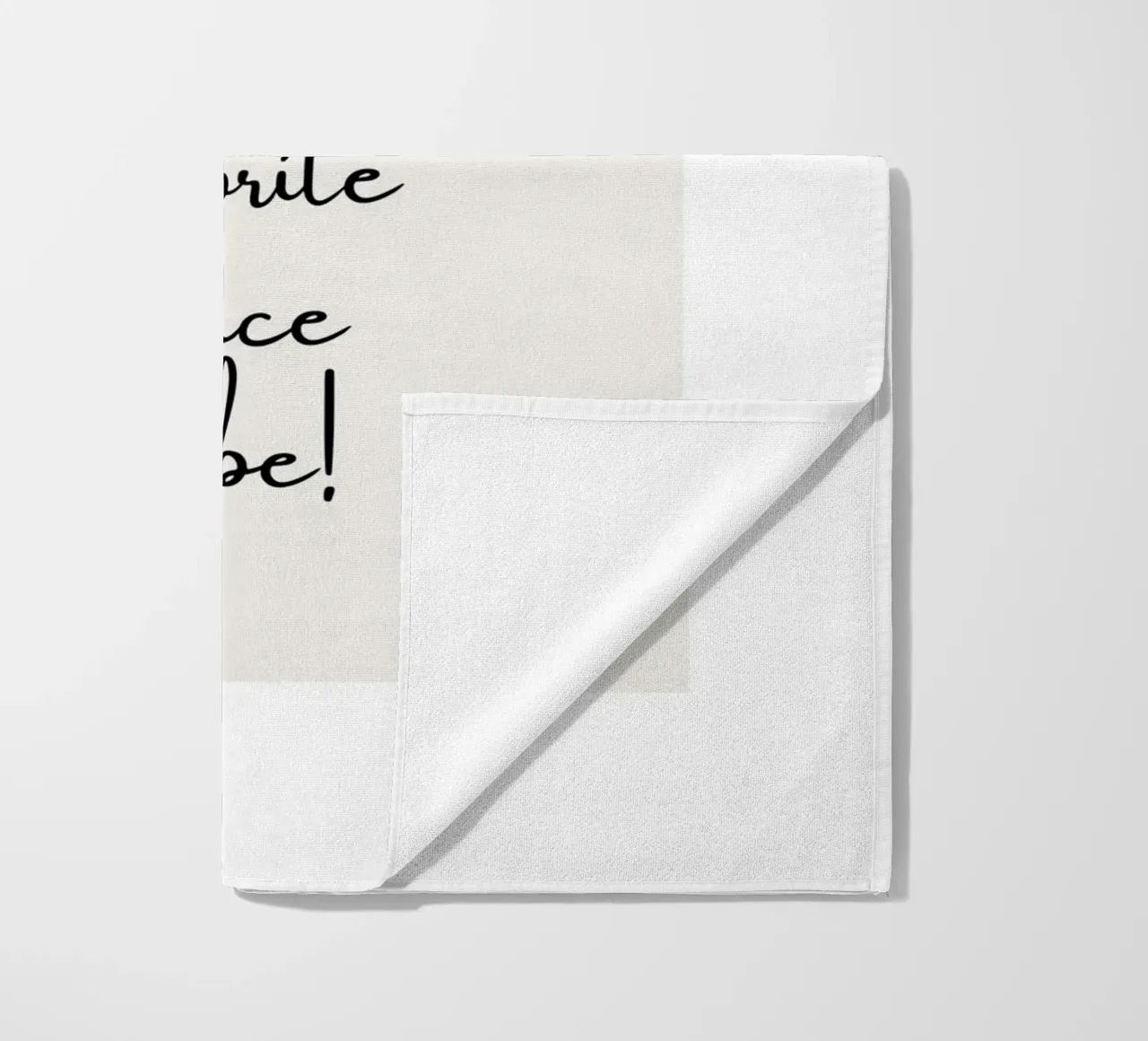 Ensemble, c'est notre lieu de prédilection serviette de plage de ArtDesign by KBK