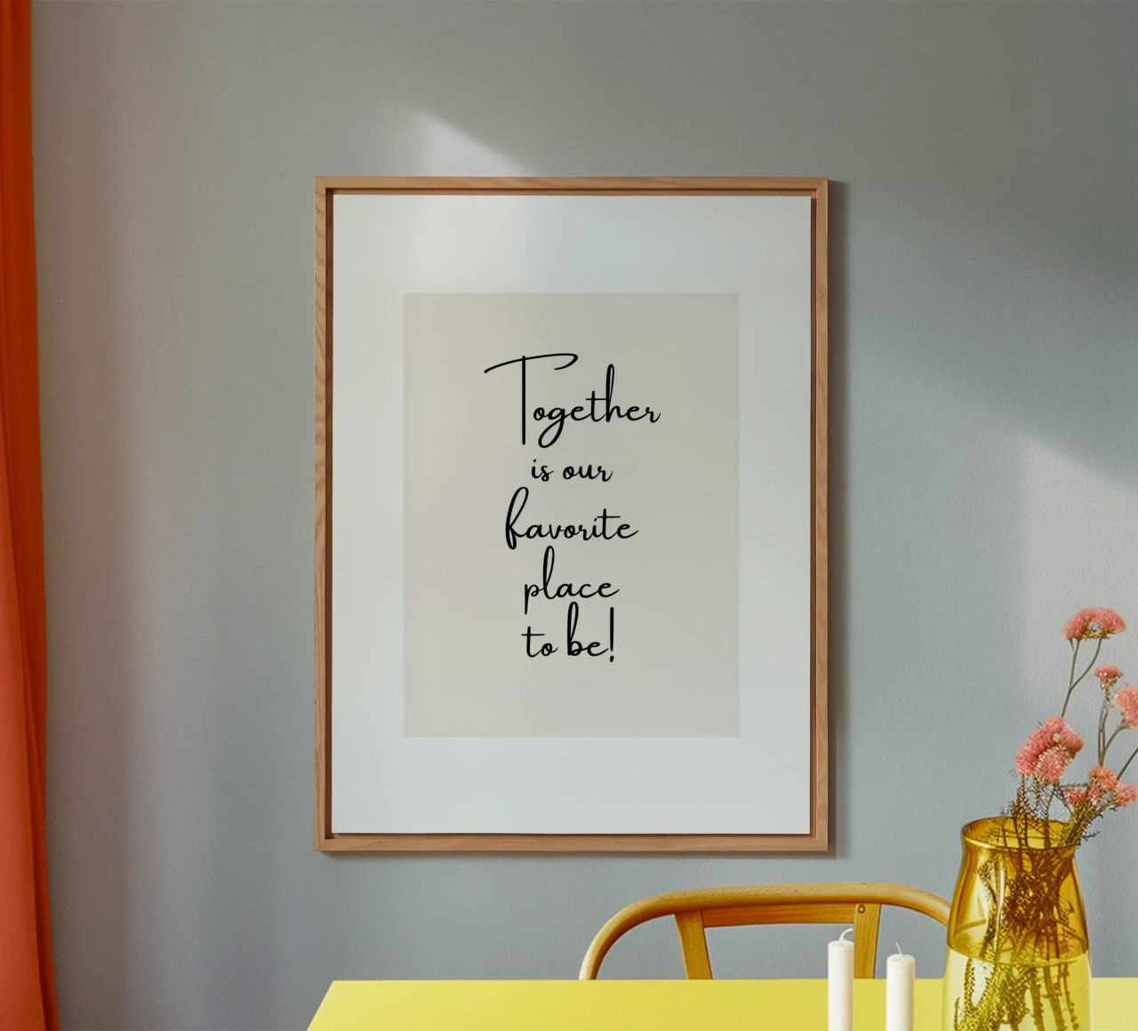 Ensemble, c'est notre lieu de prédilection alu dibond de ArtDesign by KBK