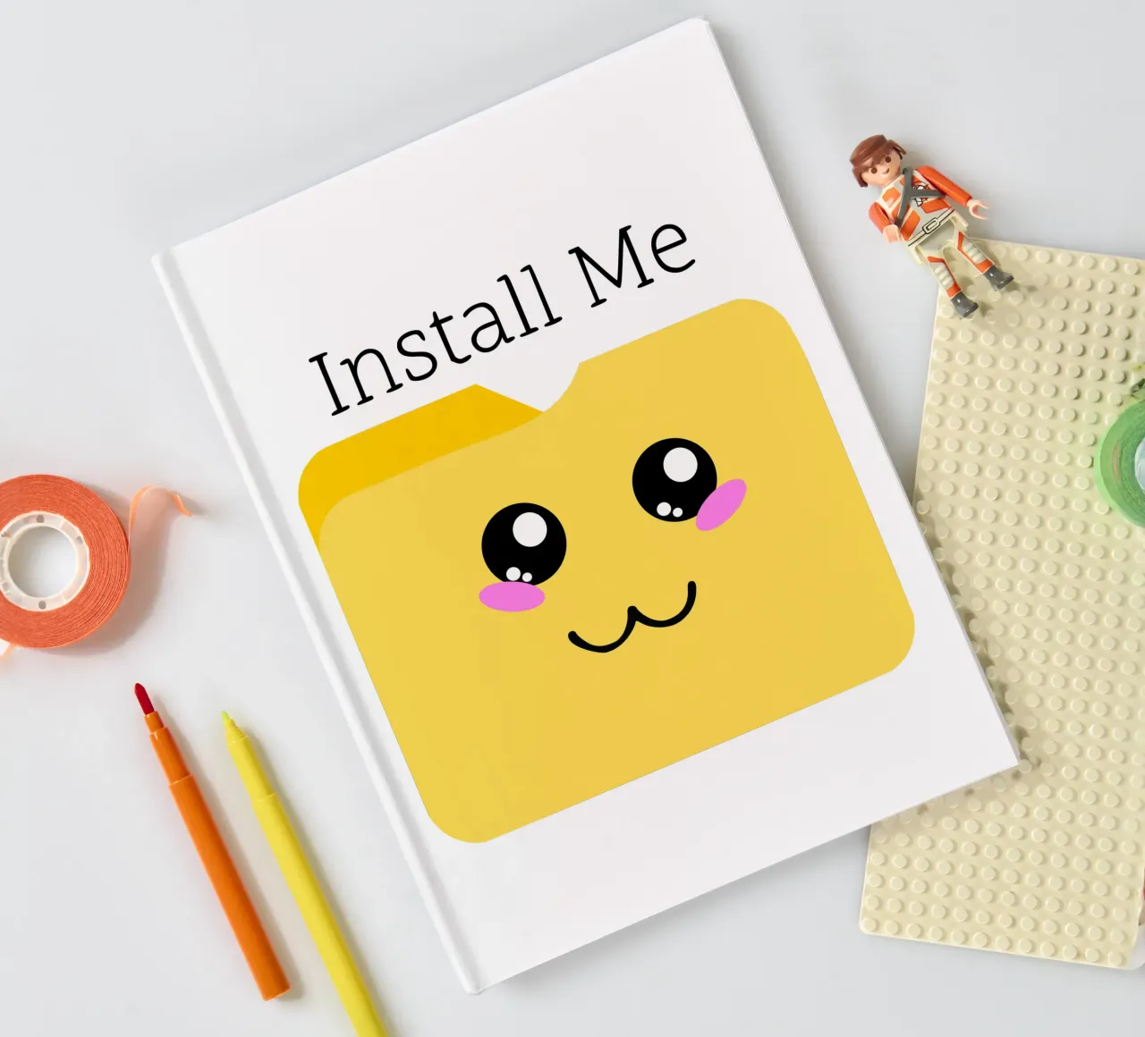 Install Me in Your Heart notebook by sillyindustries