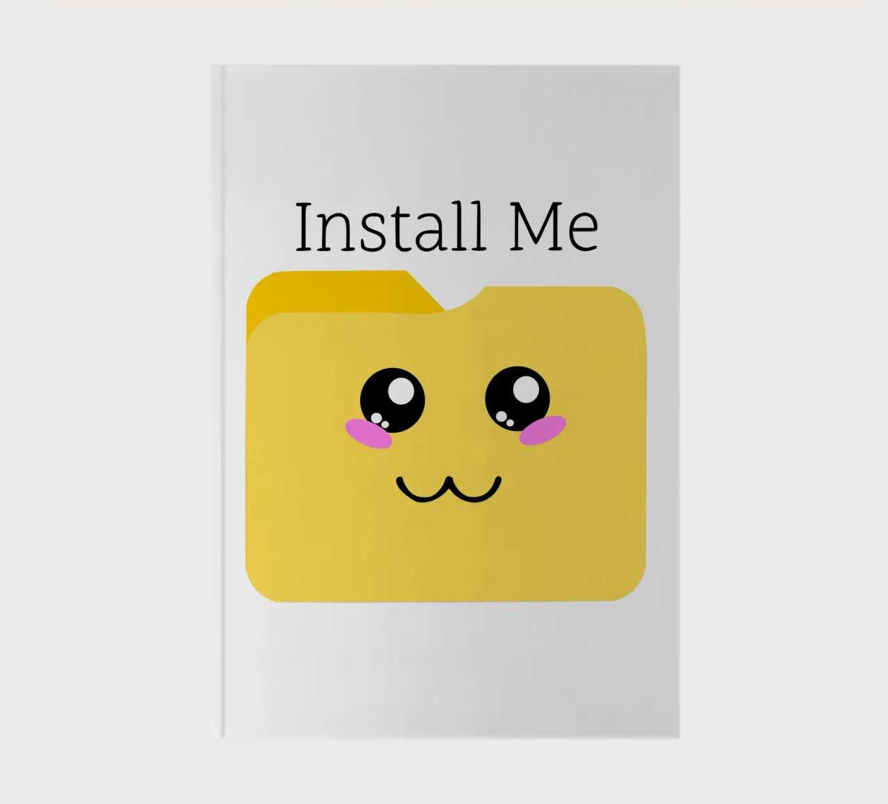 Install Me in Your Heart notebook by sillyindustries