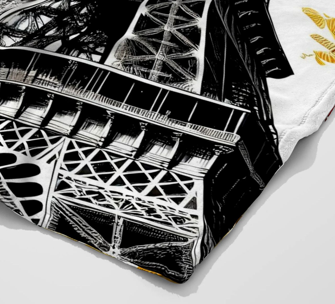 Torre Eiffel a inchiostro coperta in pile da Digital Naive