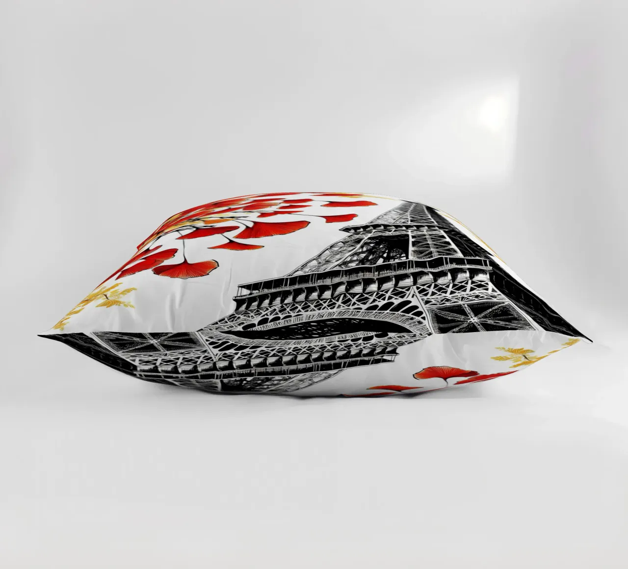 Torre Eiffel a inchiostro cuscino da Digital Naive