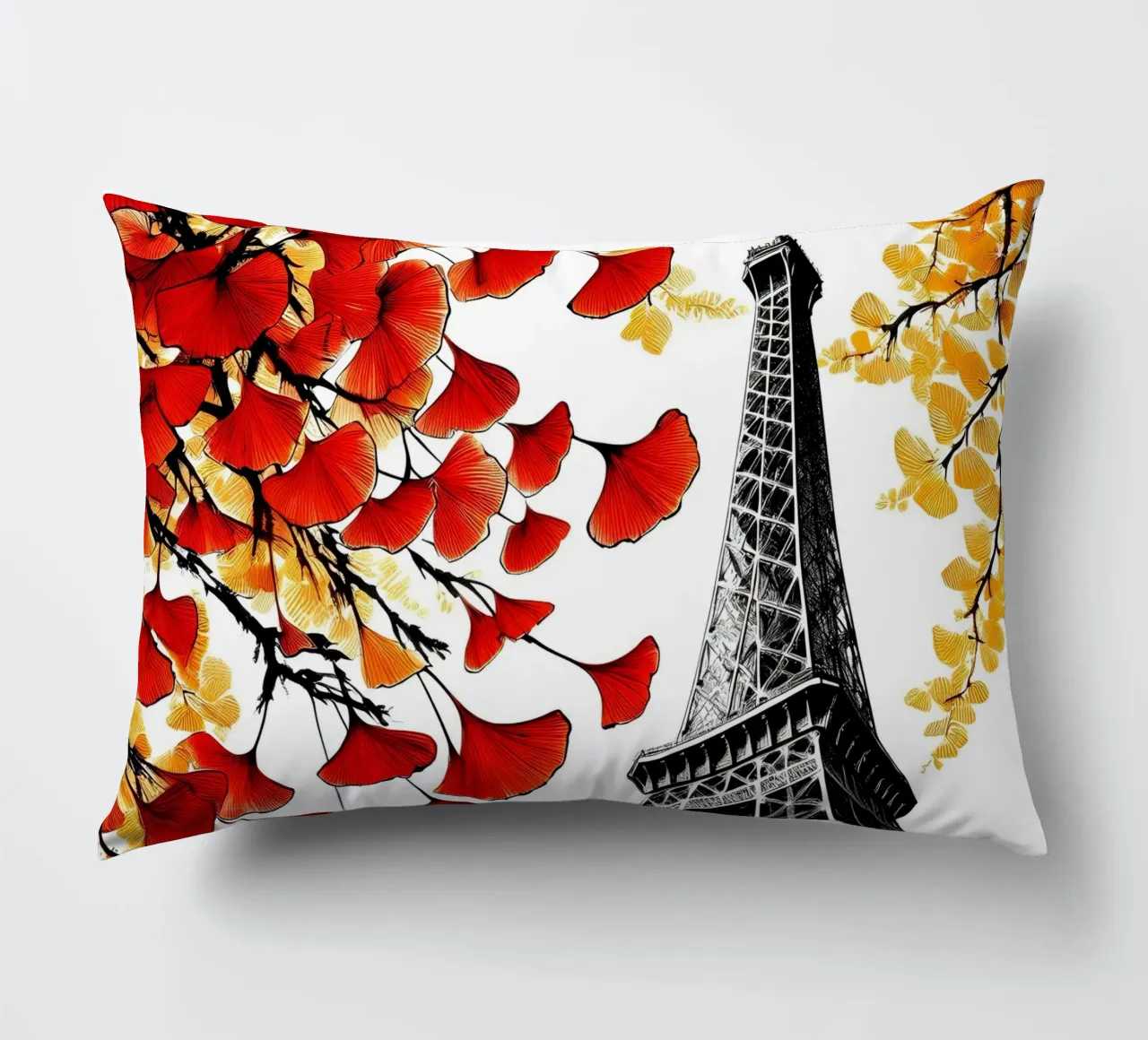 Torre Eiffel a inchiostro cuscino da Digital Naive