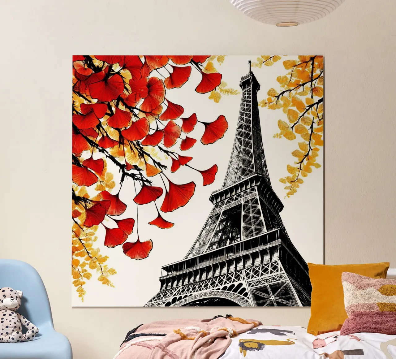 Torre Eiffel en tinta hahnemühle de Digital Naive