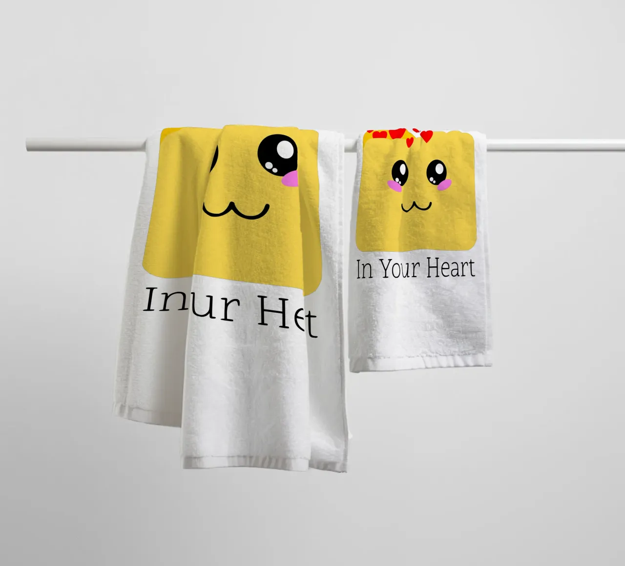 Install Me in Your Heart towel by sillyindustries