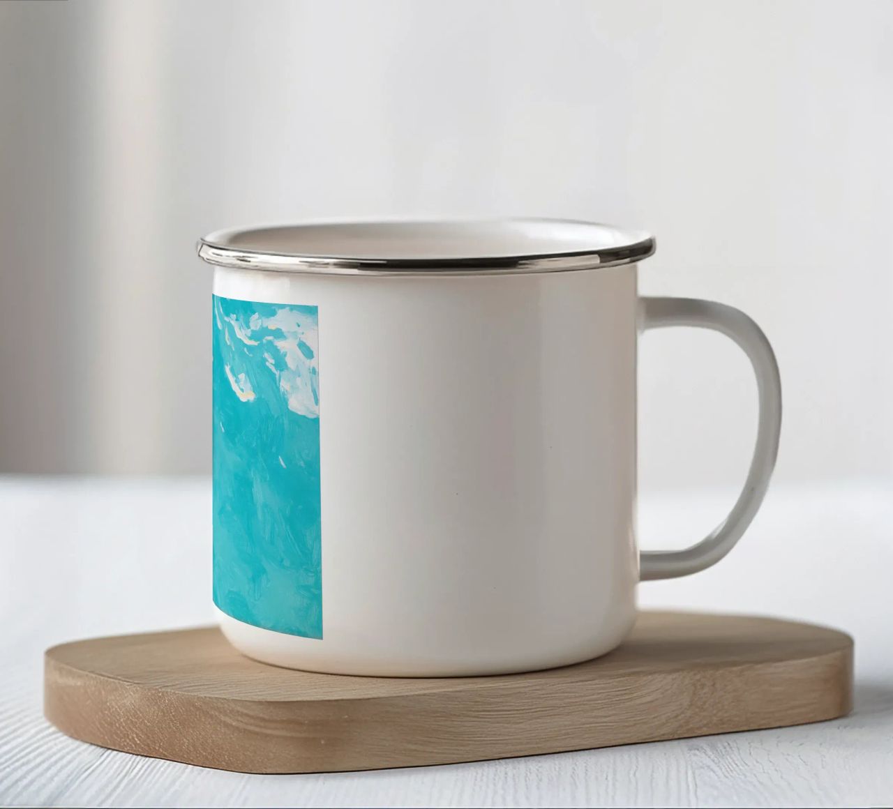 Delphin tazza in smalto da Euphoria Theresa