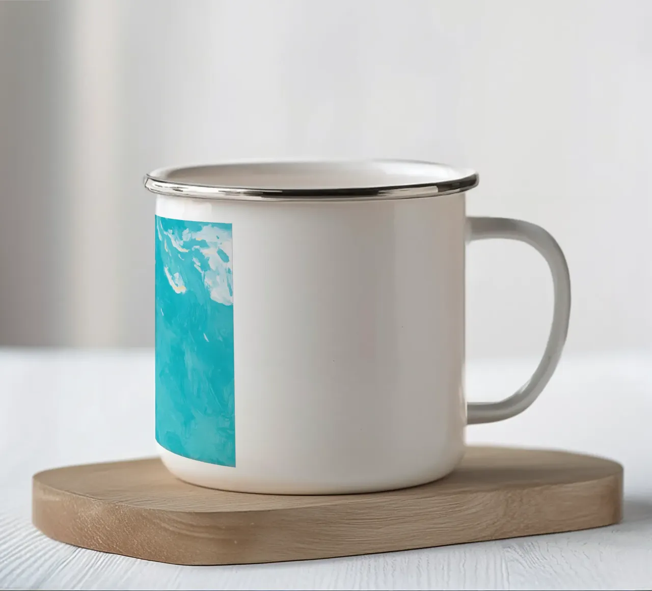Delphin mug en émail de Euphoria Theresa