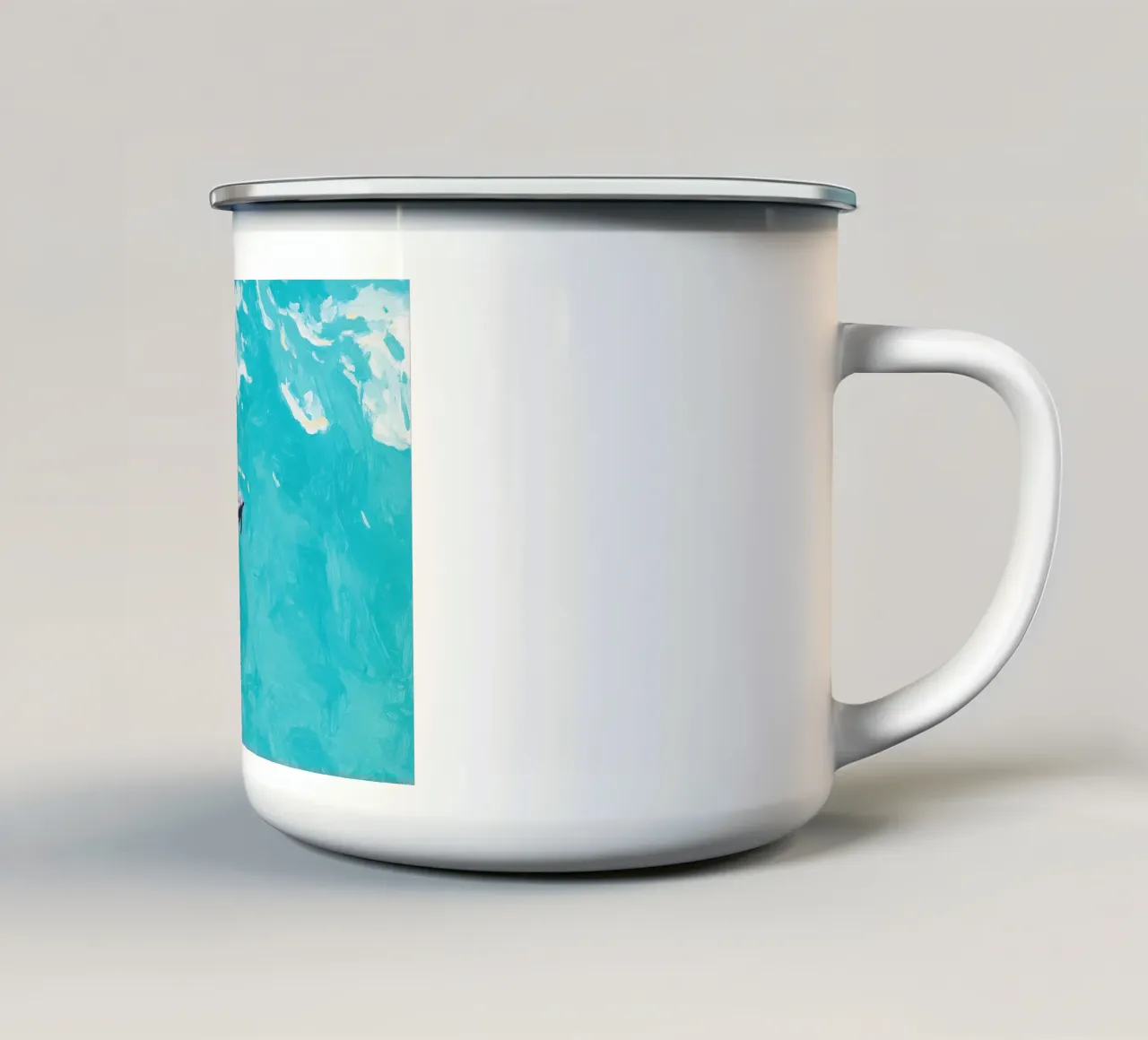 Delphin mug en émail de Euphoria Theresa