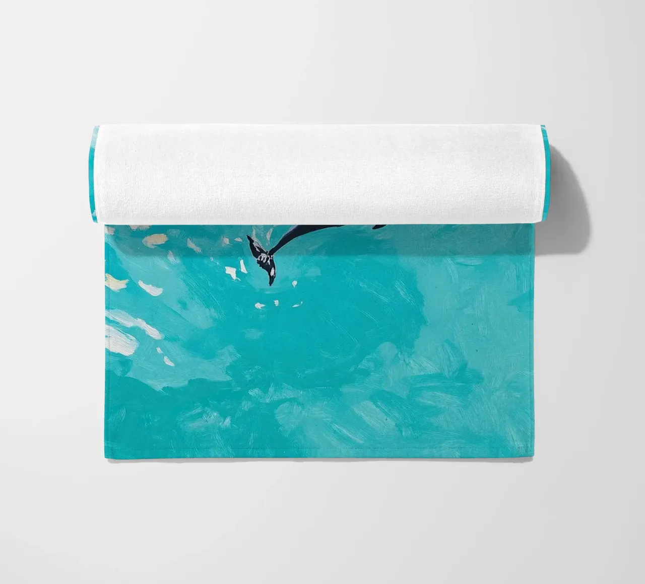 Delphin Strandtuch von Euphoria Theresa