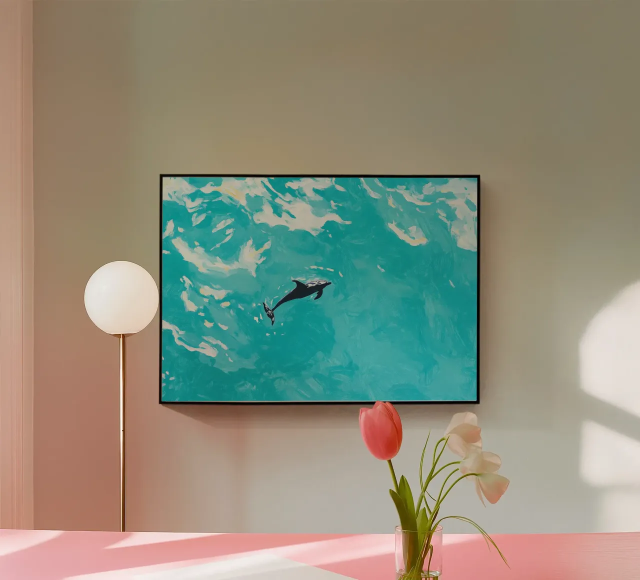 Delphin plexiglas de Euphoria Theresa