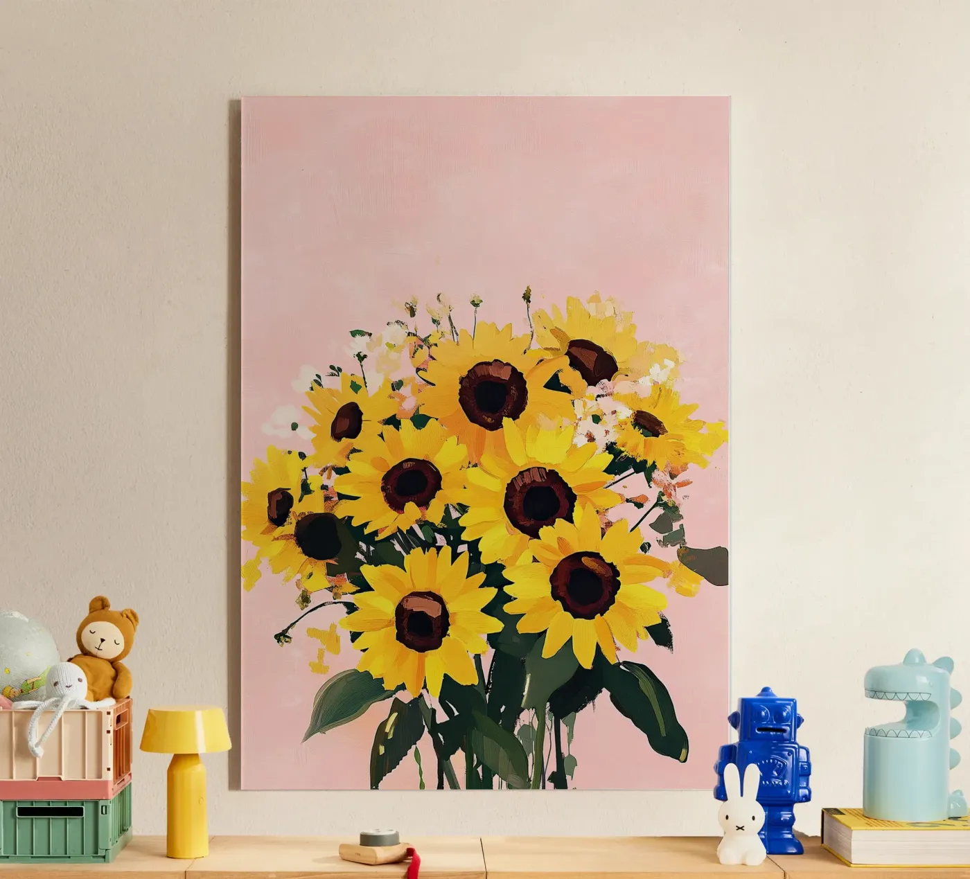 Sunflowers acrylic glass by Euphoria Theresa