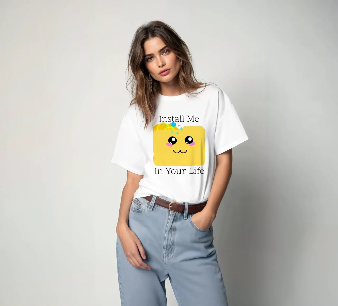 Install Me in Your Life Cute Geek Tech Wedding Proposal t-shirt by sillyindustries