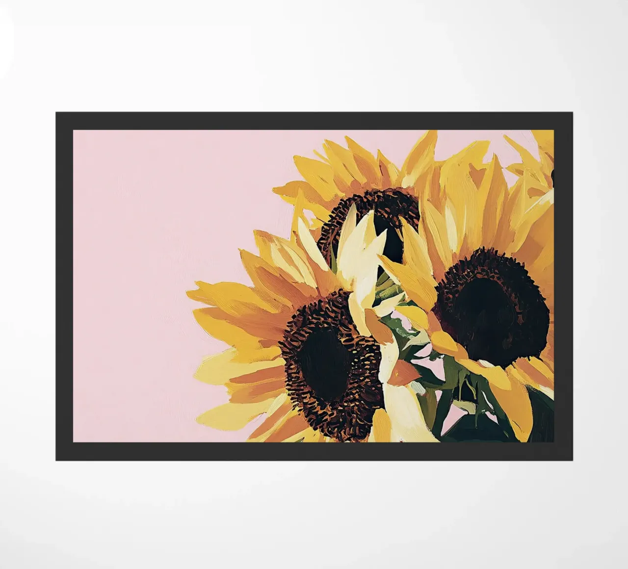 Sunflower doormat by Euphoria Theresa