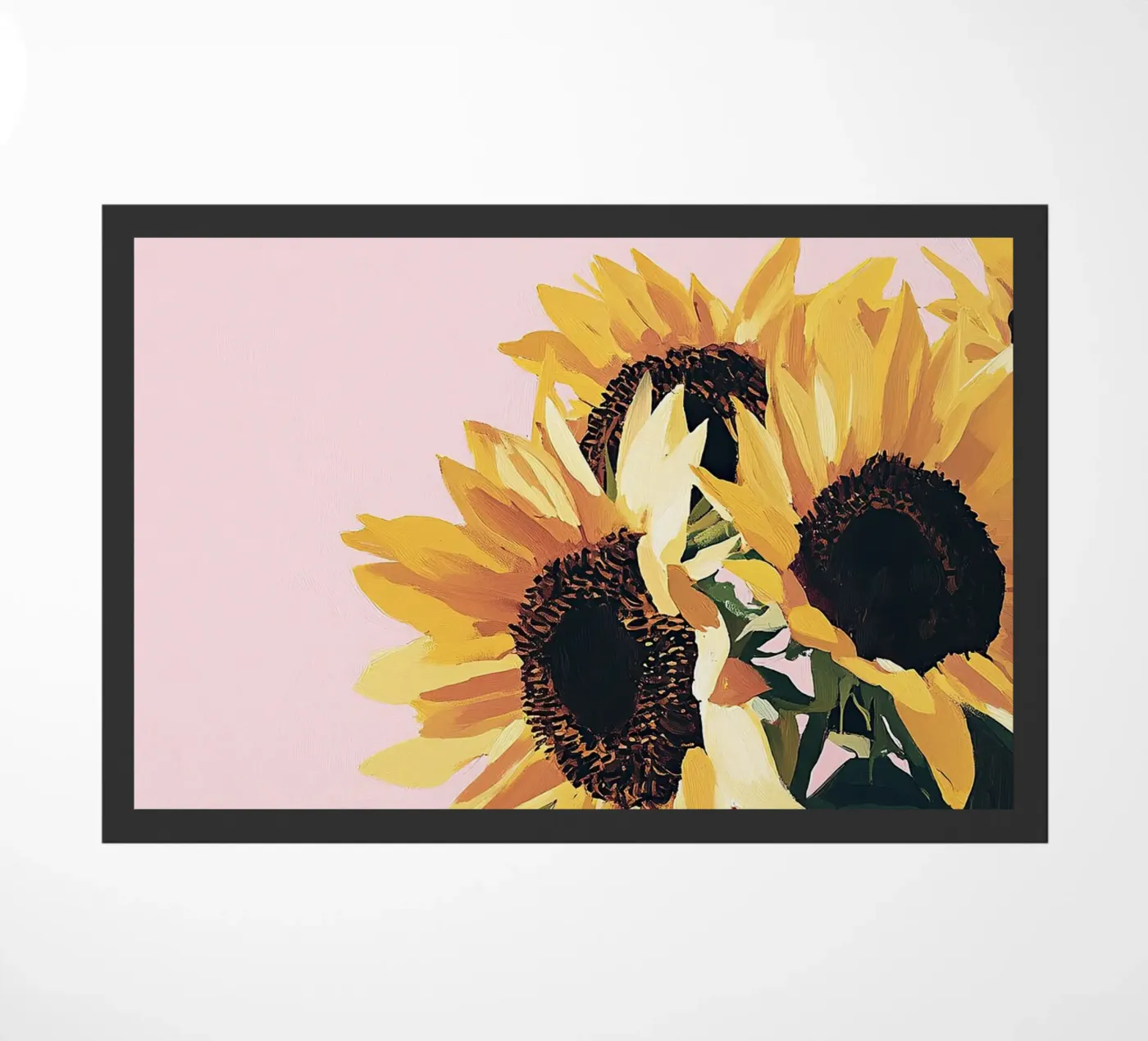 Sunflower doormat by Euphoria Theresa