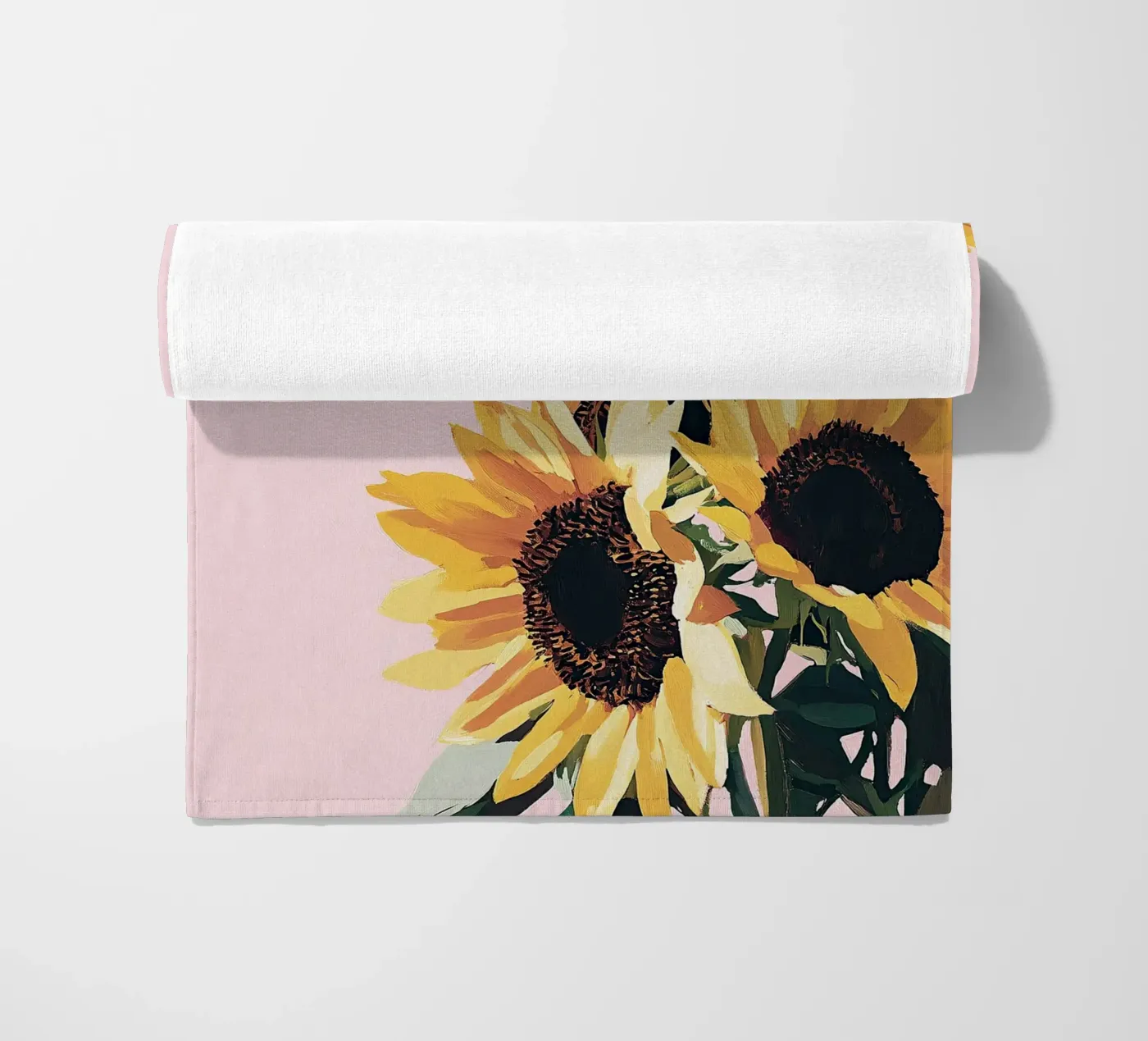 Sunflower beach towel by Euphoria Theresa