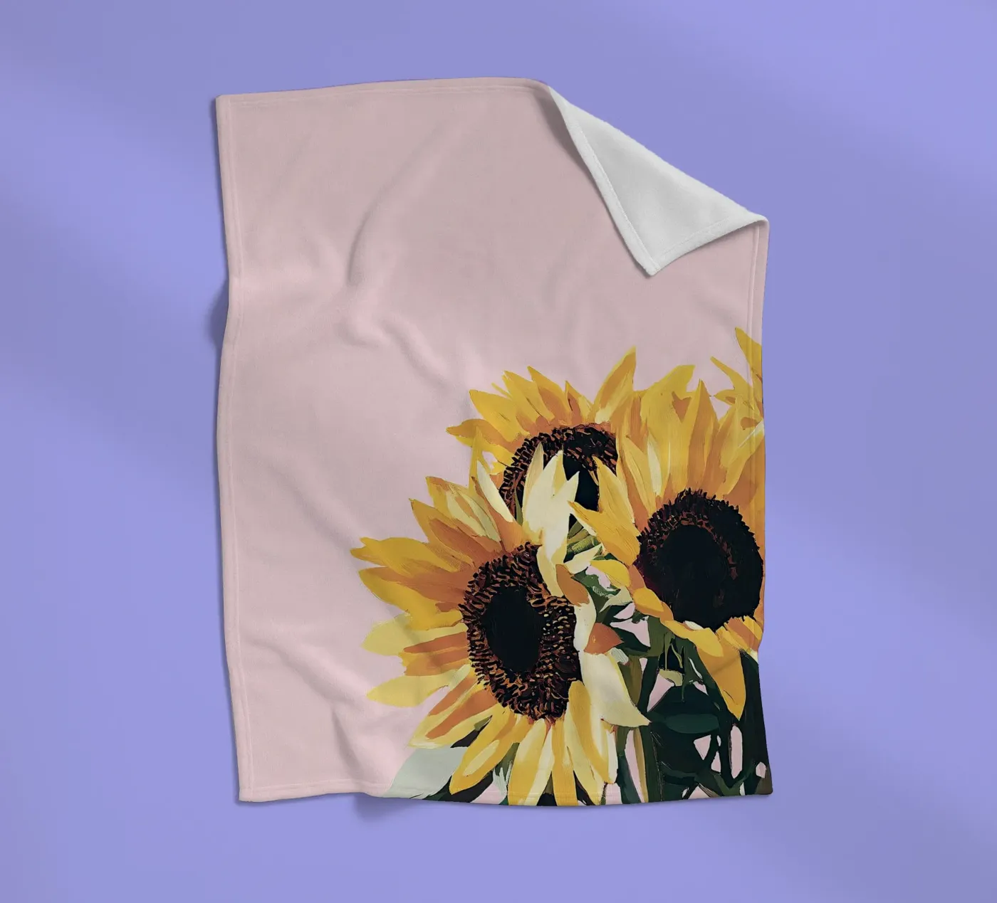 Sunflower Fleecedecke von Euphoria Theresa