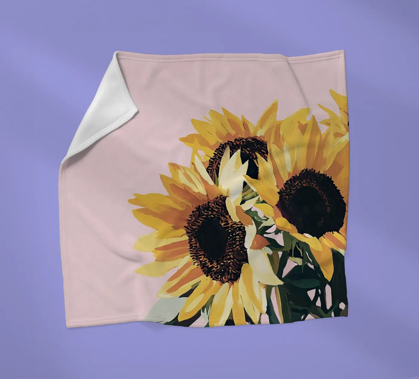 Sunflower Fleecedecke von Euphoria Theresa