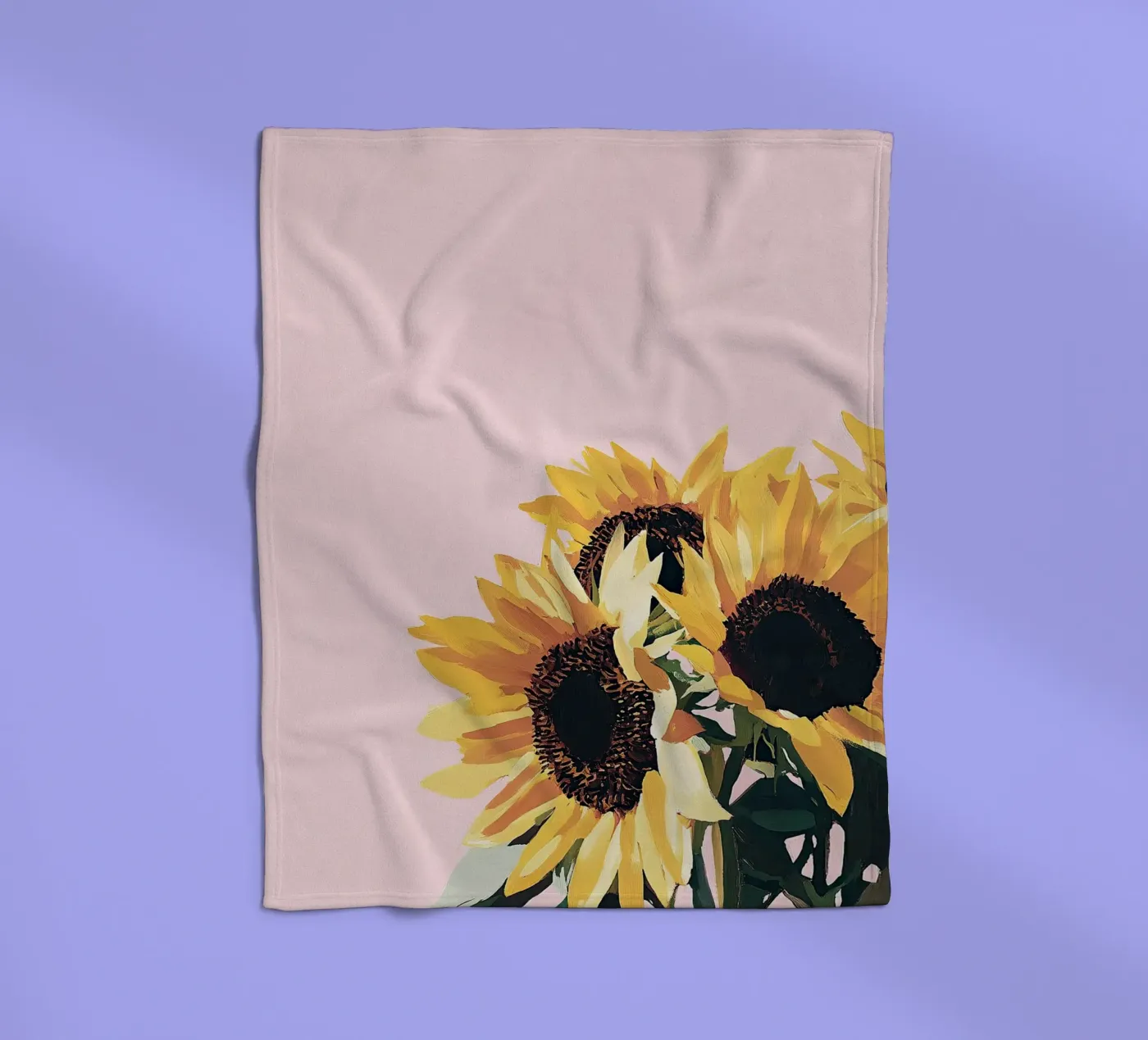 Sunflower Fleecedecke von Euphoria Theresa